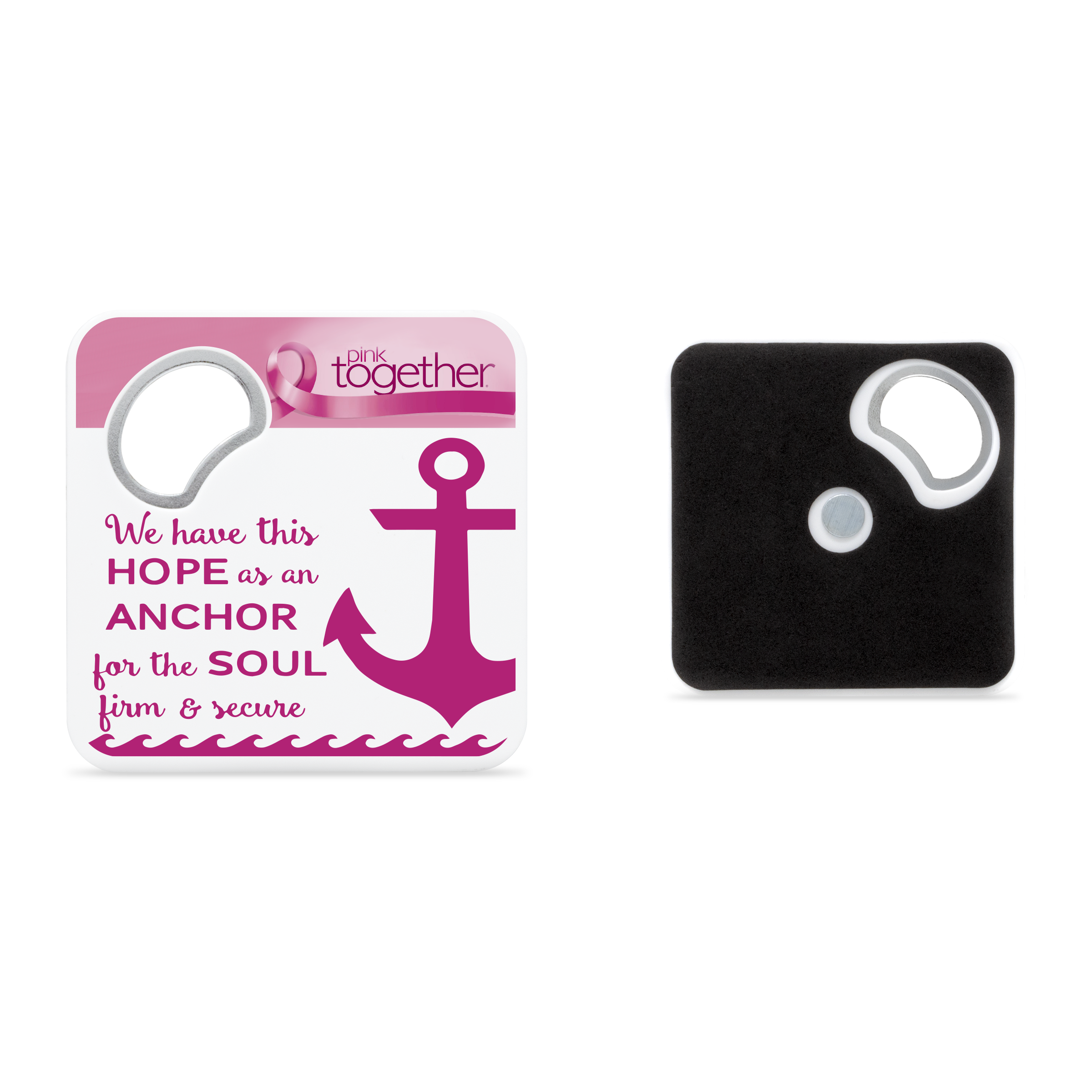 Magnetic Coaster With Bottle Opener