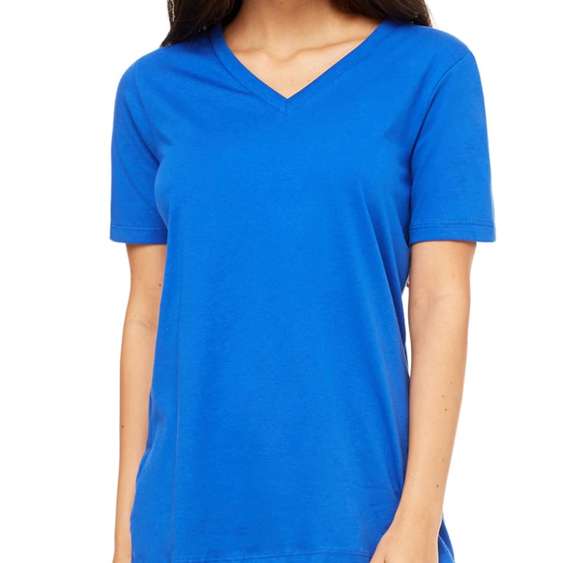 Bella Missys Relaxed Jersey Short-Sleeve V-Neck T-Shirt 18