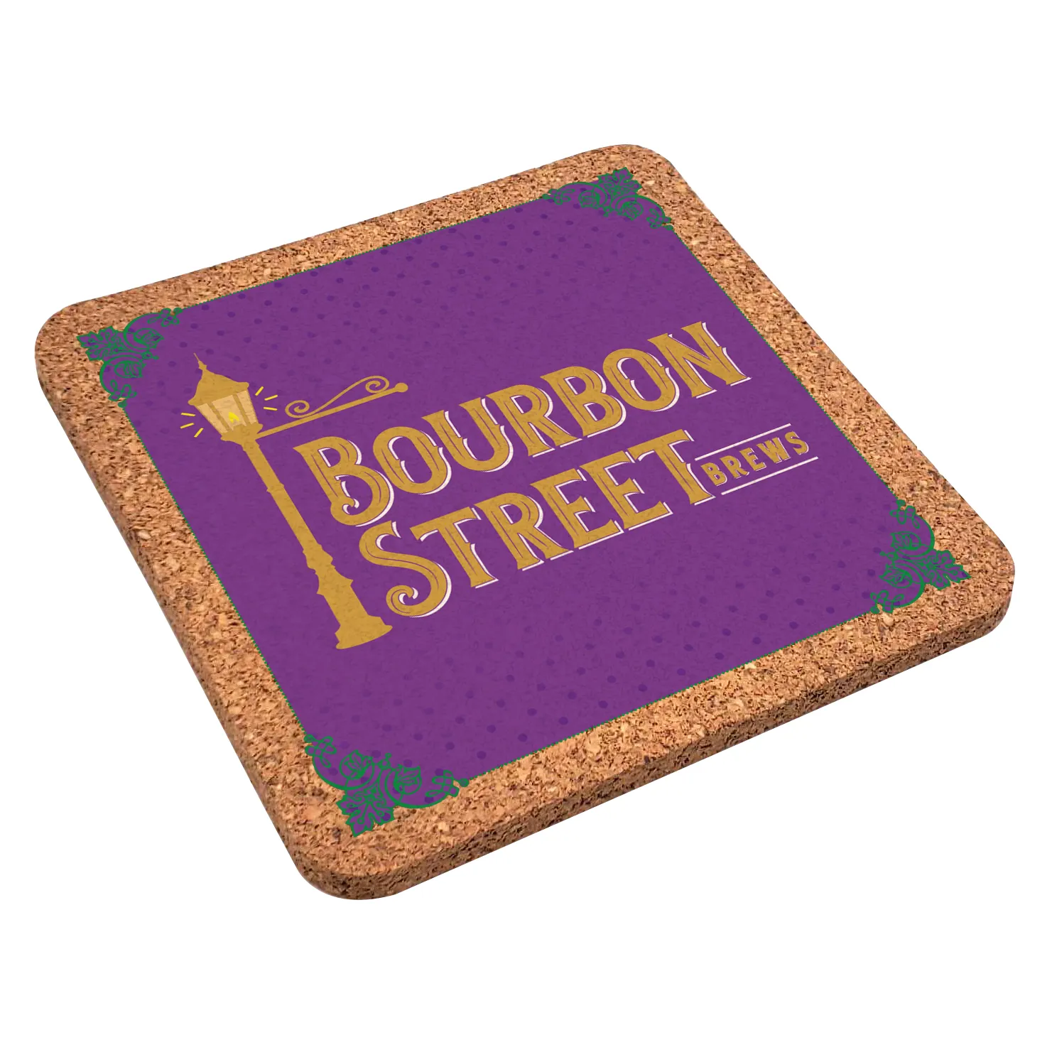 Cork Wood Coaster - Full Color Graphic 6