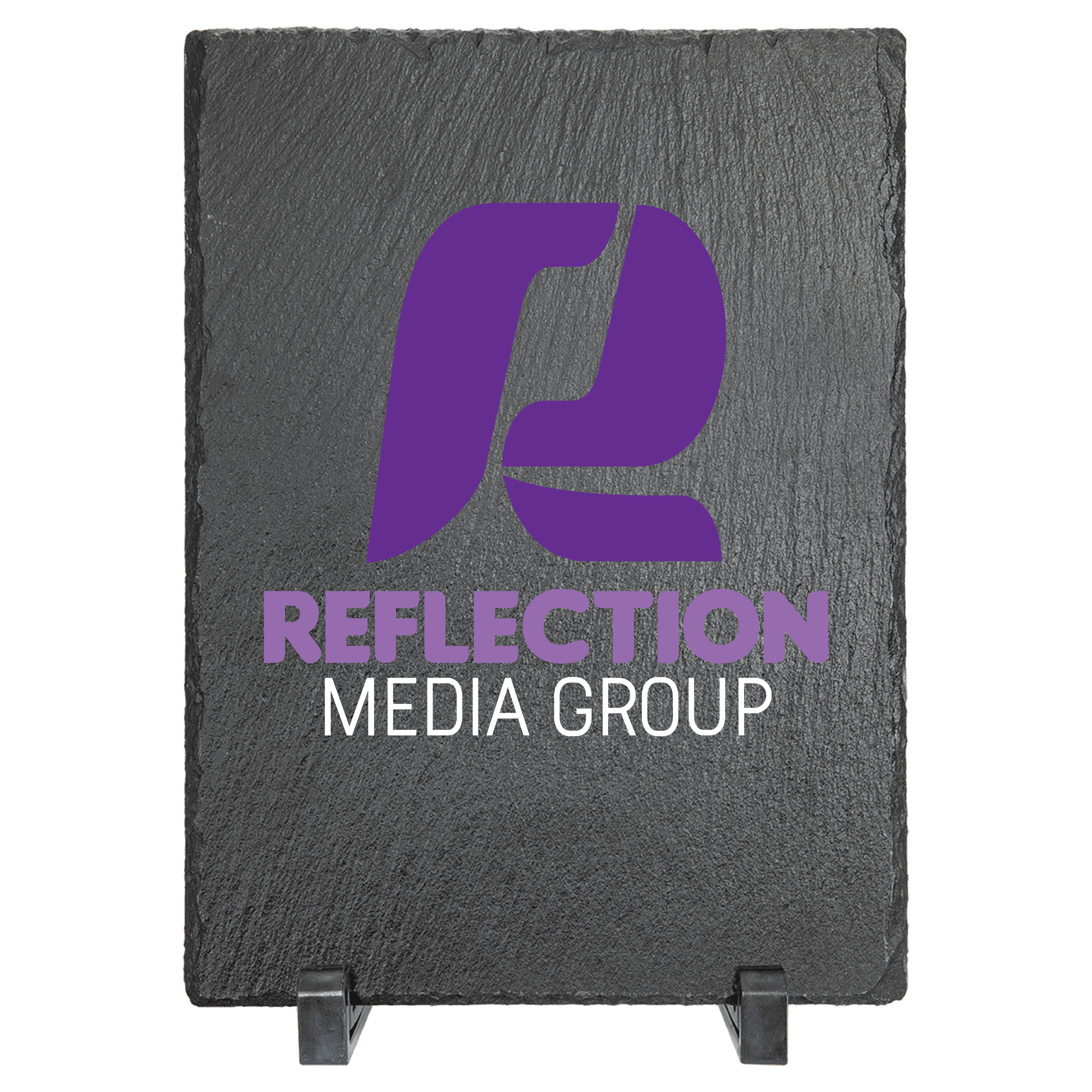 5" x 7" Rectangle Slate Decor with Plastic Feet 5