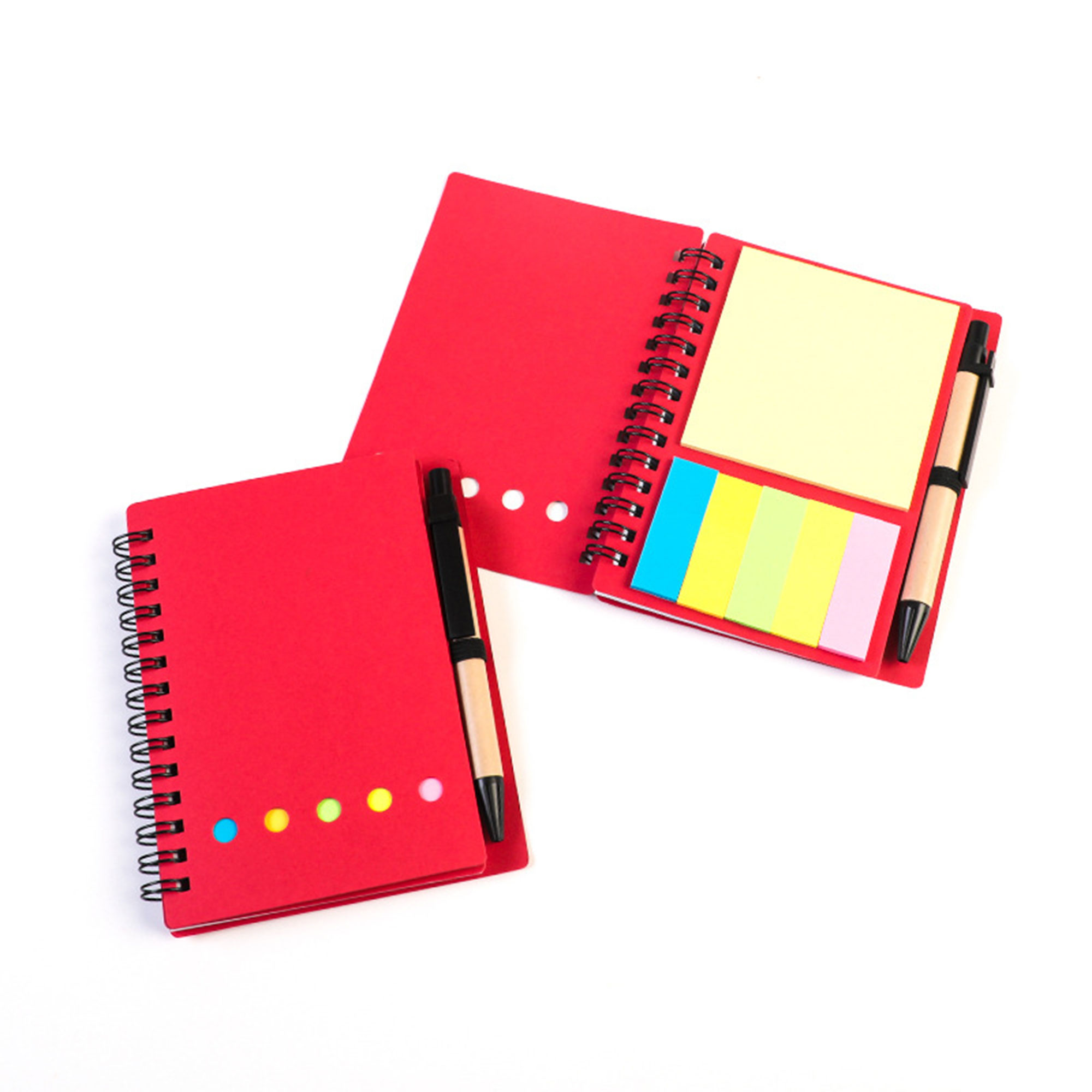 Portable Kraft Spiral Memo Book 1