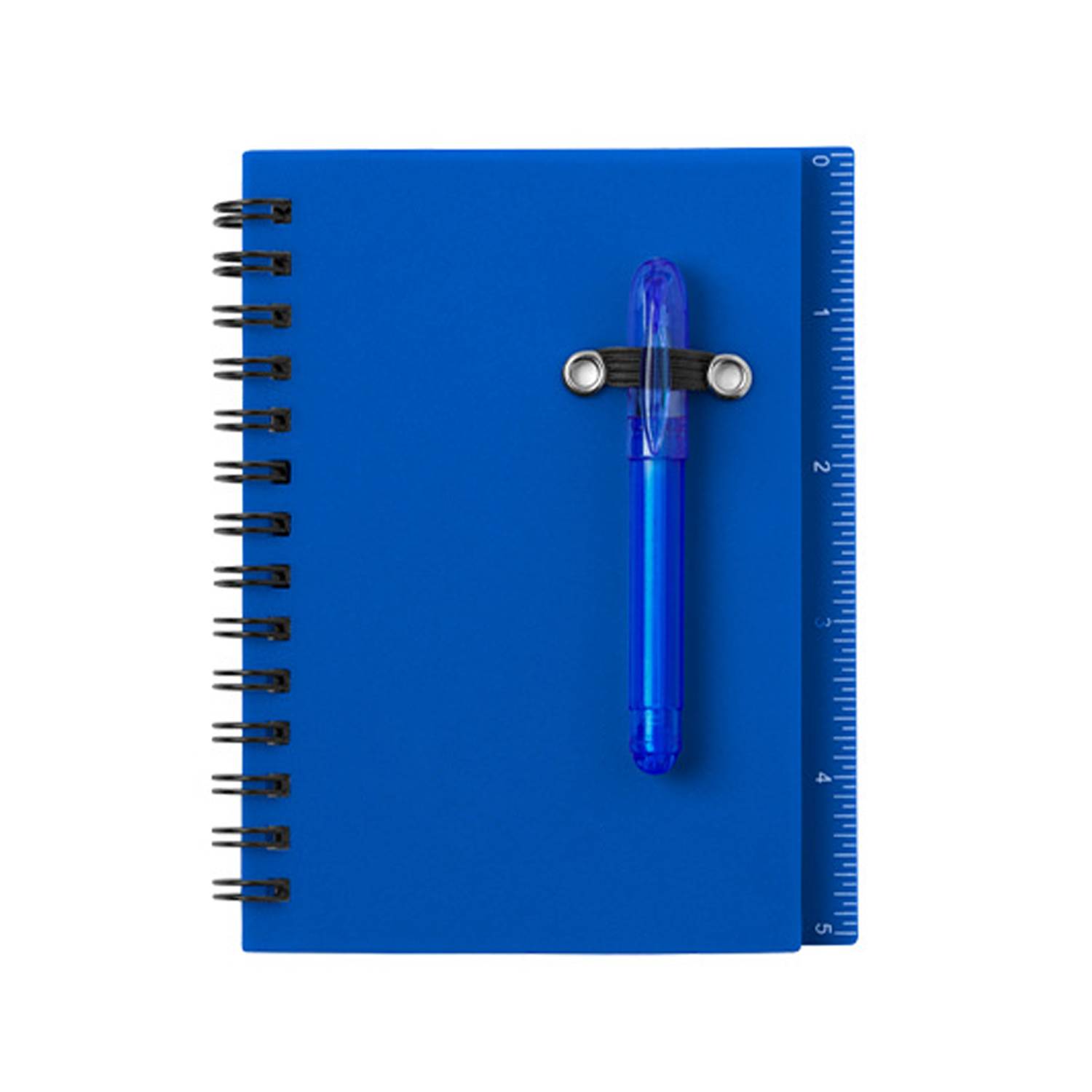 PP Cover Sticky Notes Spiral Notebook w/ Pen 3