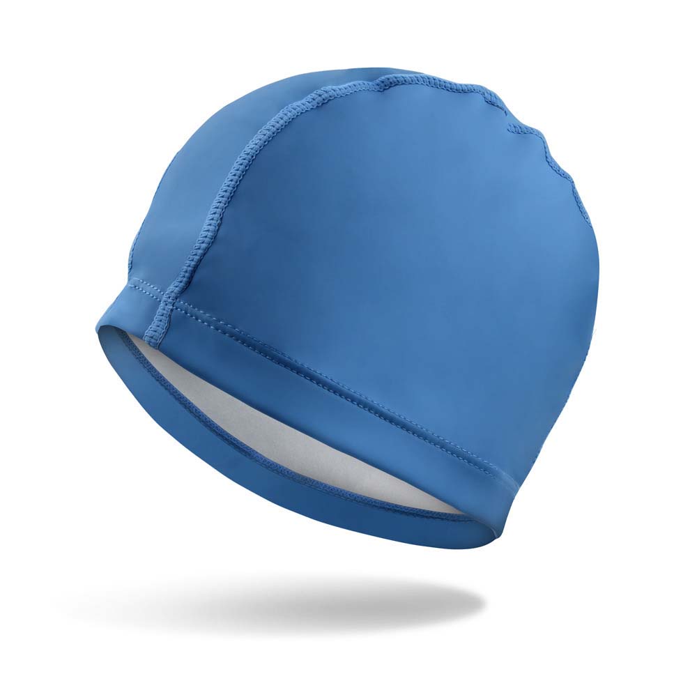 PU Waterproof Fabric Swimming Cap Elasticity Bathing Cap 5