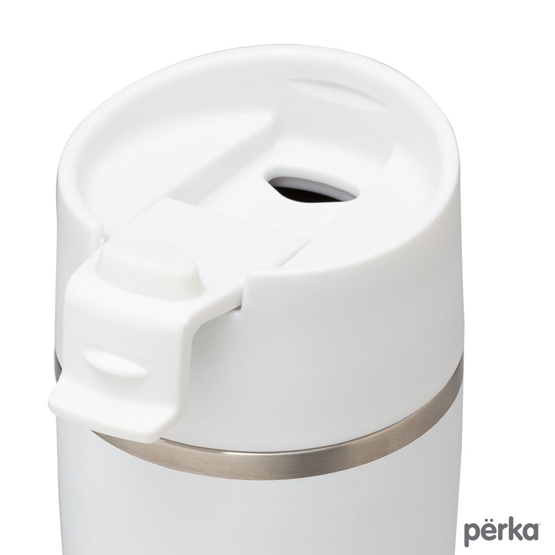 Perka® Macchiato 12 oz. Double Wall Coffee/Tea Press Tumbler 10