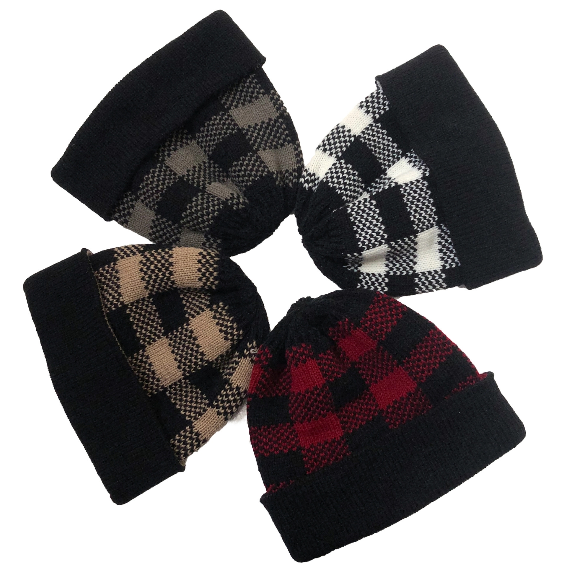 Knit Beanie Tail Cap 2
