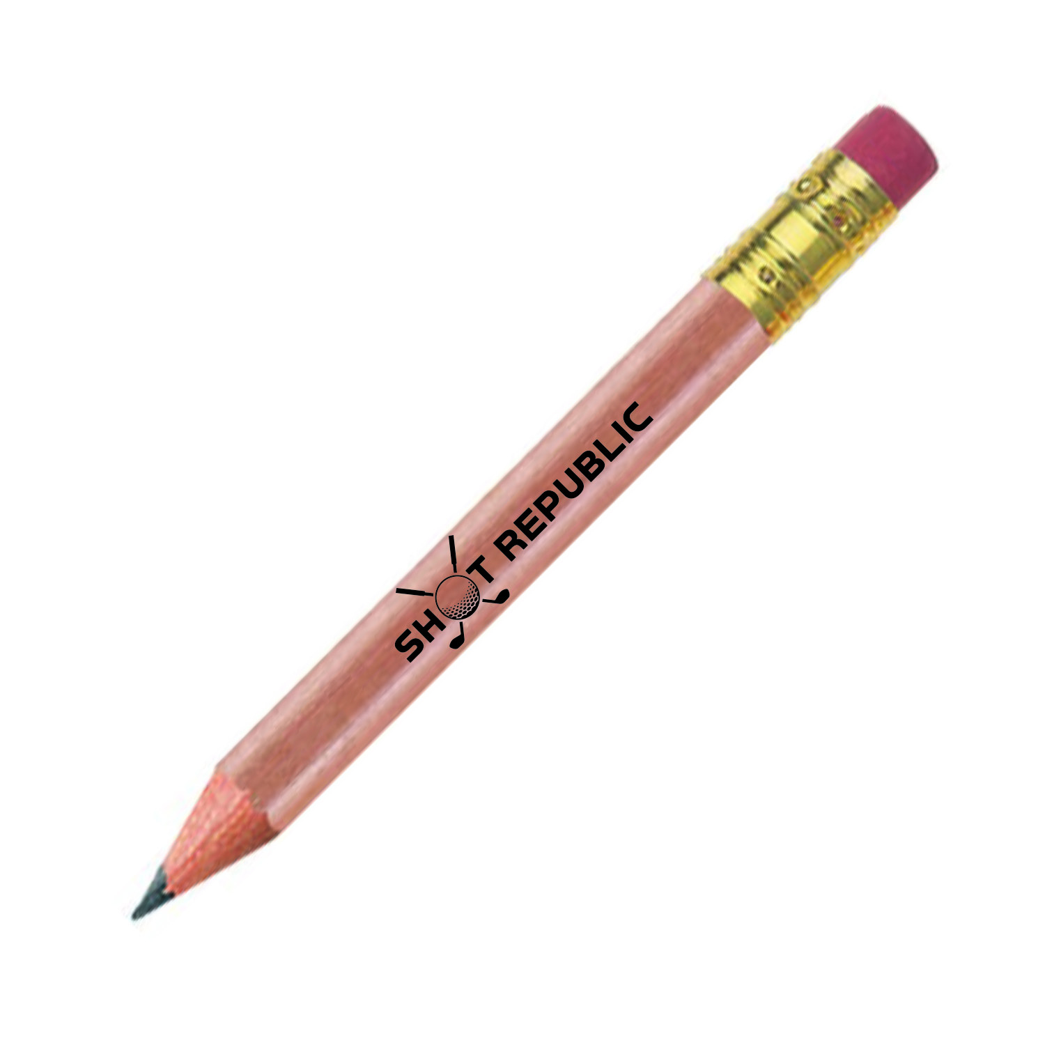 Golf Pencil (Round) with Eraser 7