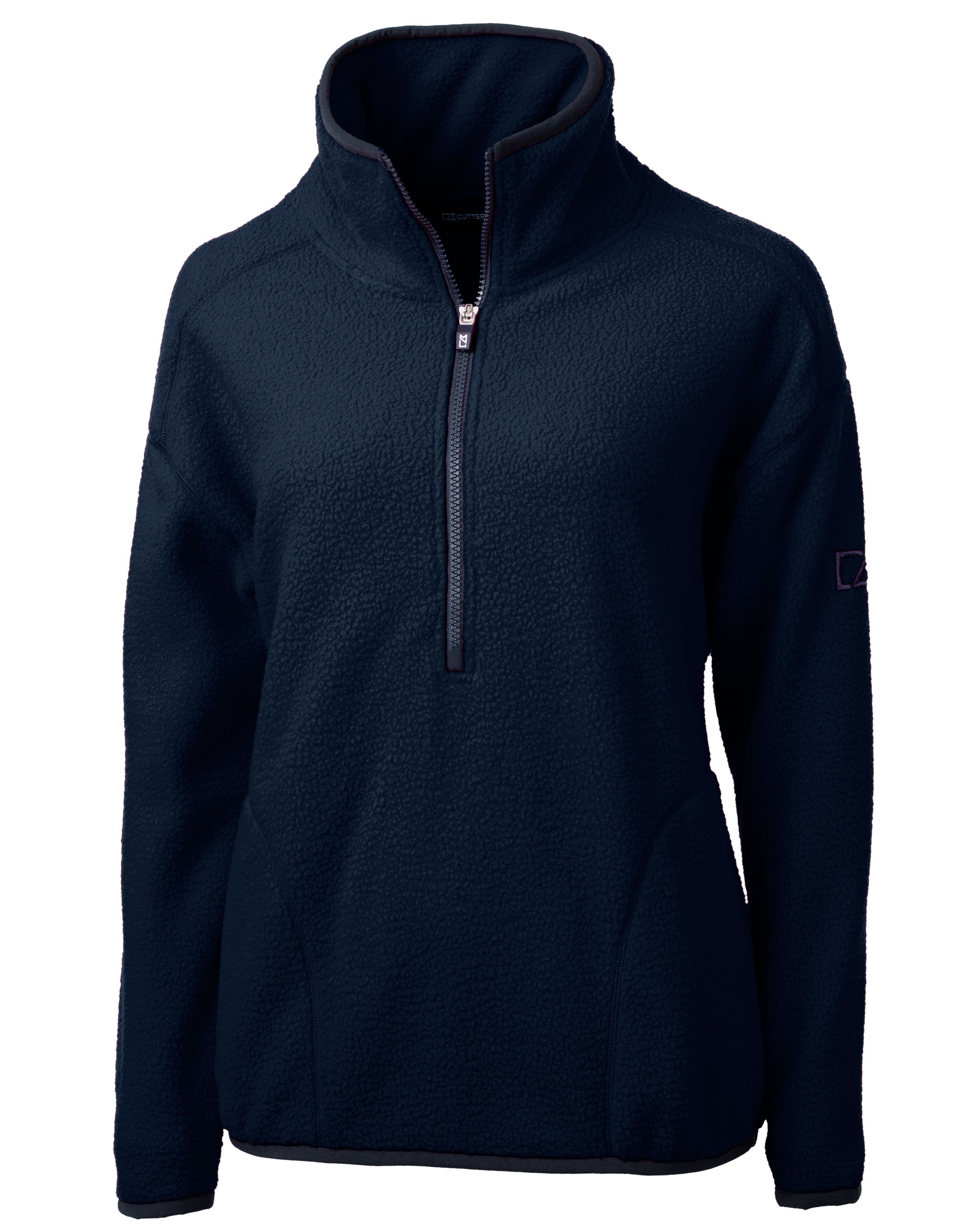 Cutter & Buck Cascade Epic Comfort Recycled Sherpa Fleece Womens Pullover Jacket 62