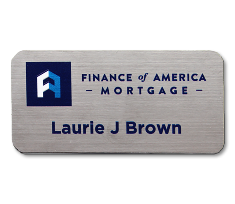 1.5"x3" Chaos full color UV Printed name badge 2