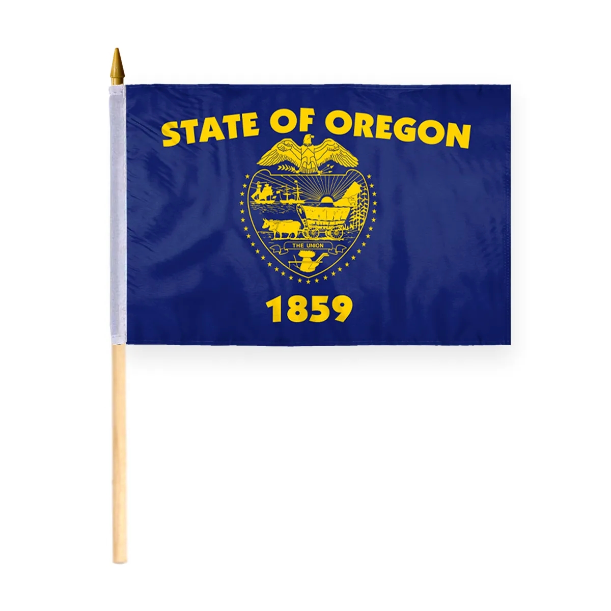 4"x6" & 12"x18'' Oregon ePoly Printed Stick Flags 3