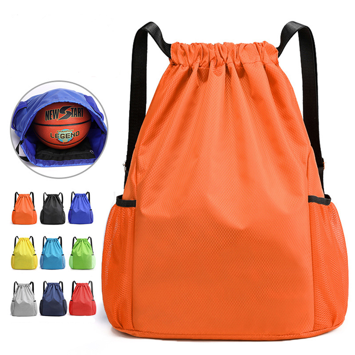 Personalized Waterproof Oxford Drawstring Gym Bag 5