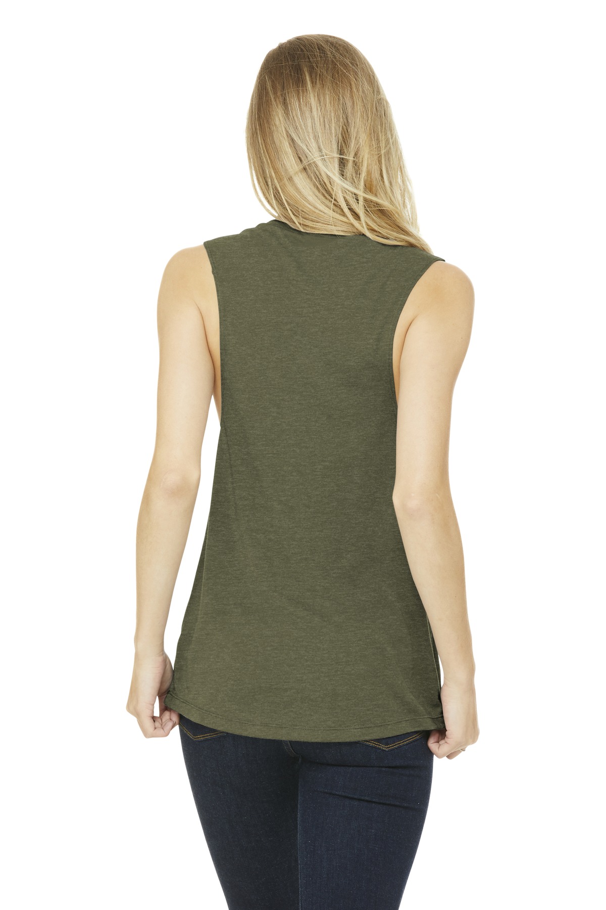 BELLA+CANVAS Women's Flowy Scoop Muscle Tank. BC8803 149