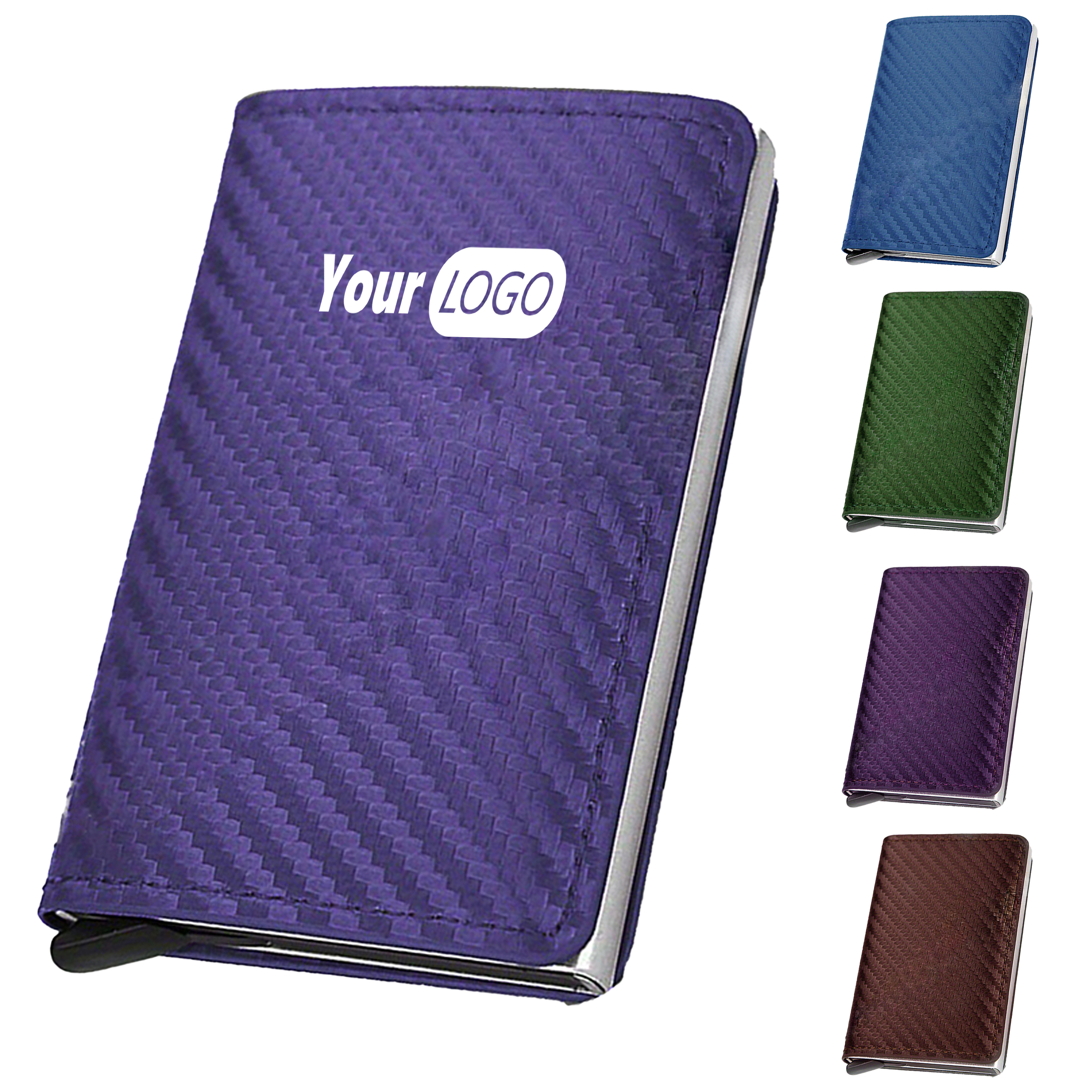 Polyurethane Rfid Anti Magnetic Anti-Theft Brush Men'S Wallet 1