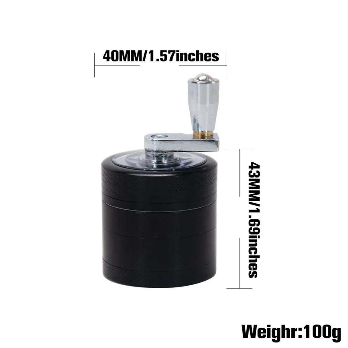 Durable Portable Labor Saving 4 Layers Manual Grinder 4
