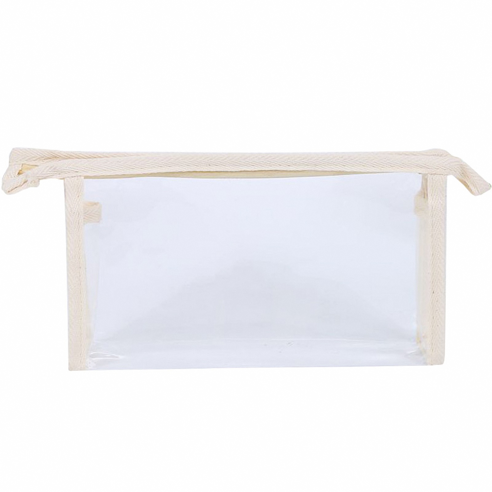 Clear PVC Travel Toiletry Bag with Zipper 2