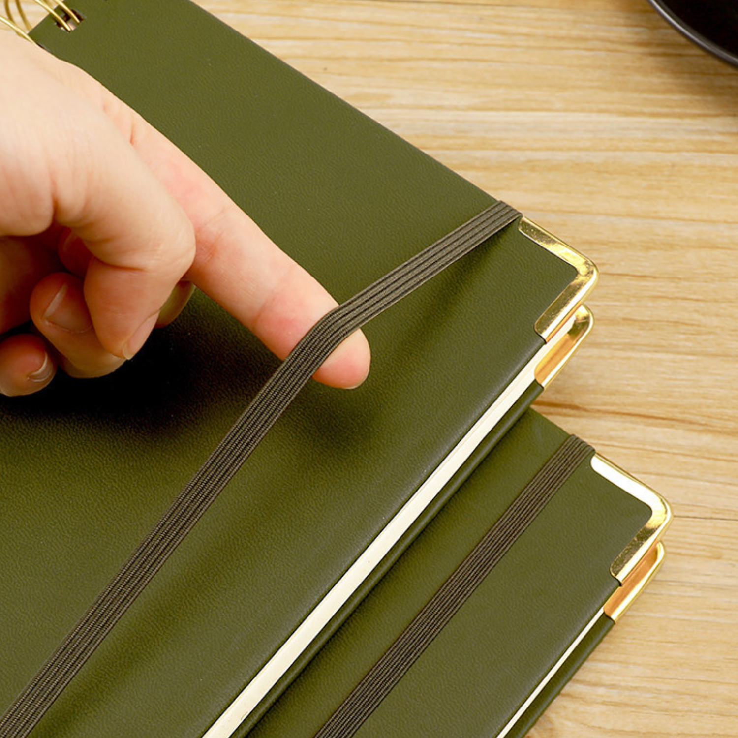 PU Leather Waterproof Spiral Notebook 8