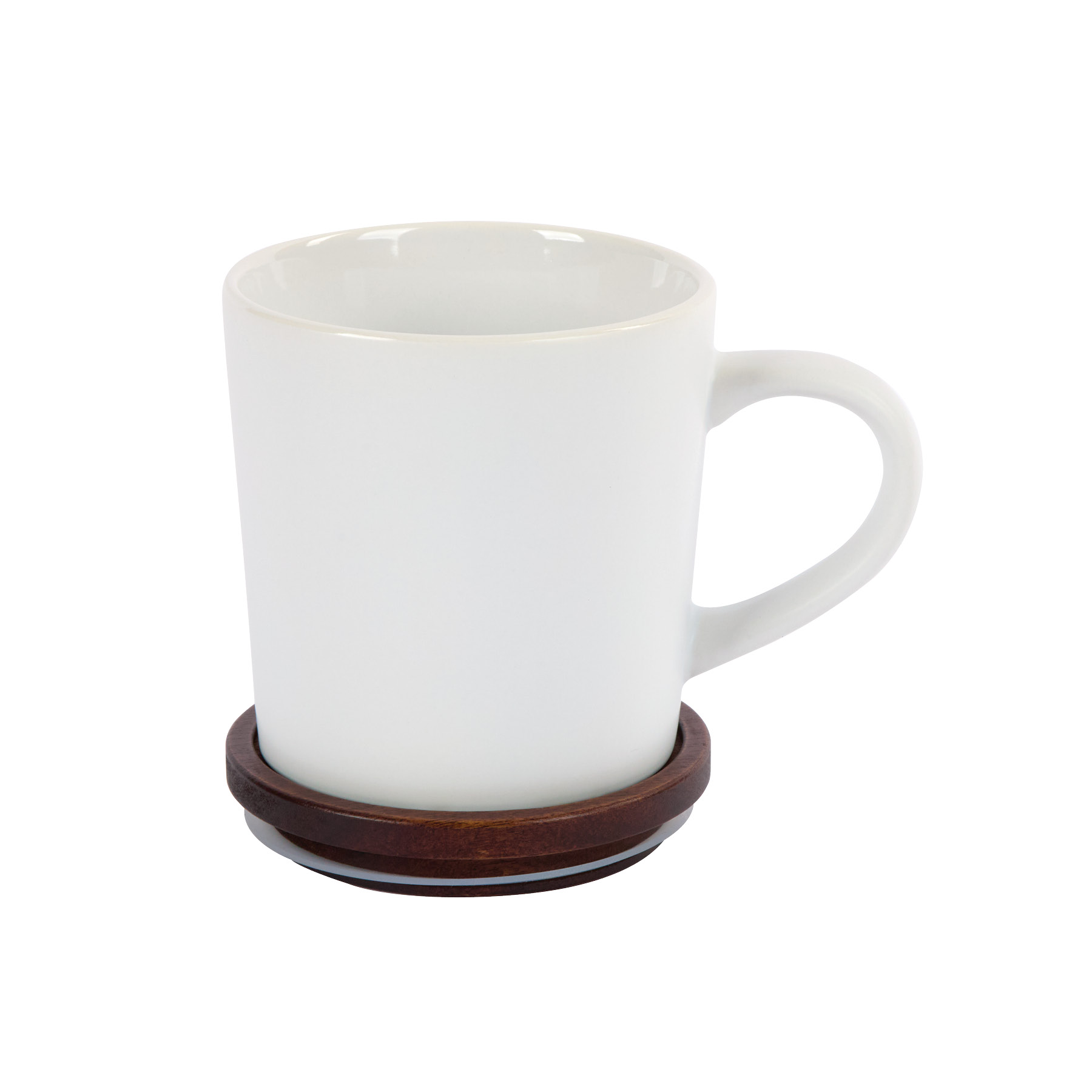 Copenhagen 16 oz. Ceramic Mug w/ Wood Lid 9