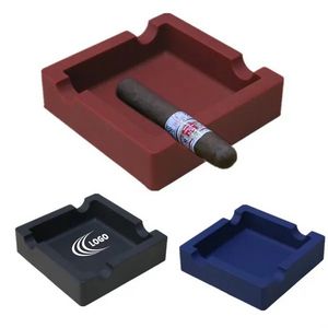 Silicone Square Cigar Ashtray, Heat-Resistant Design 16