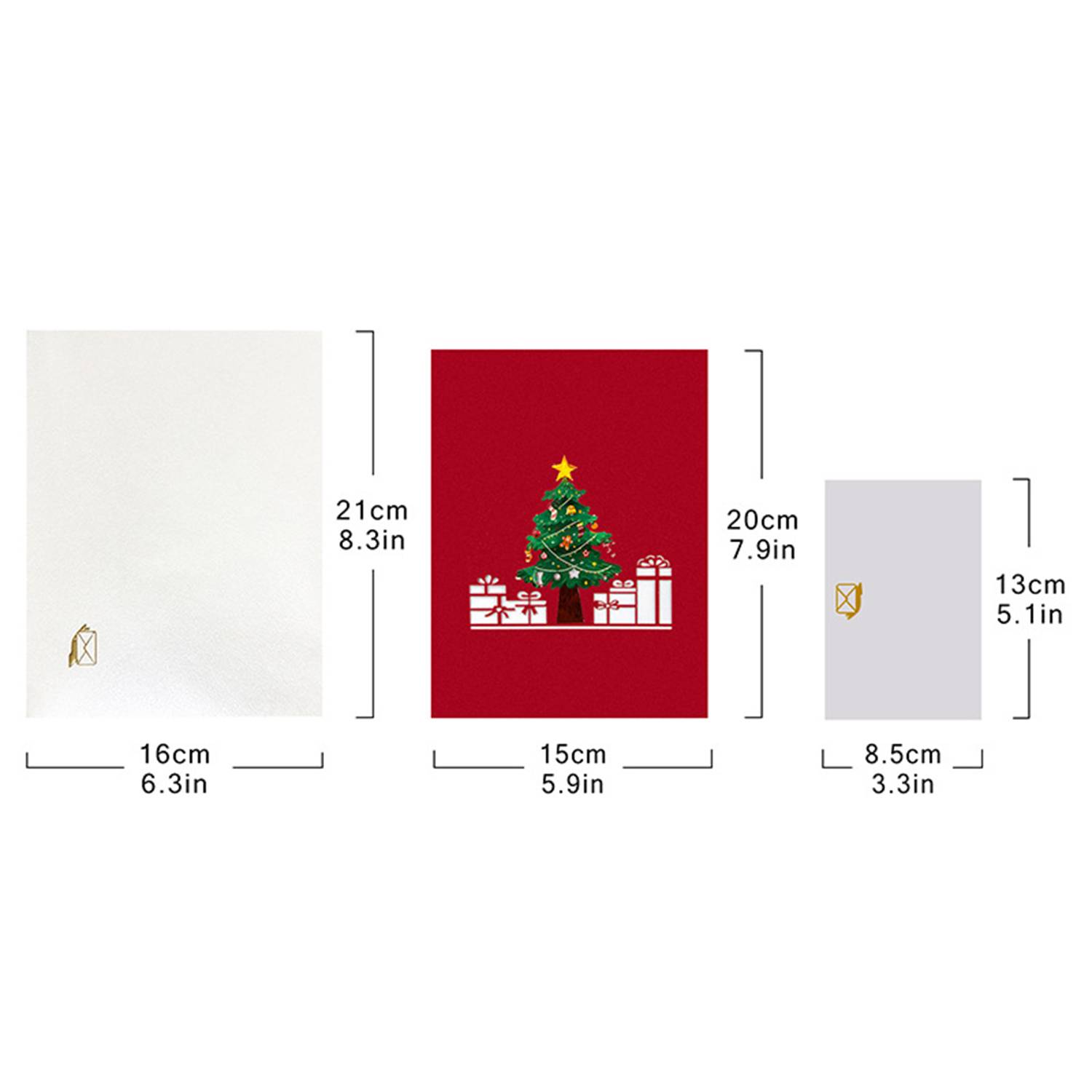 3D Pop Up Christmas Greeting Card 4