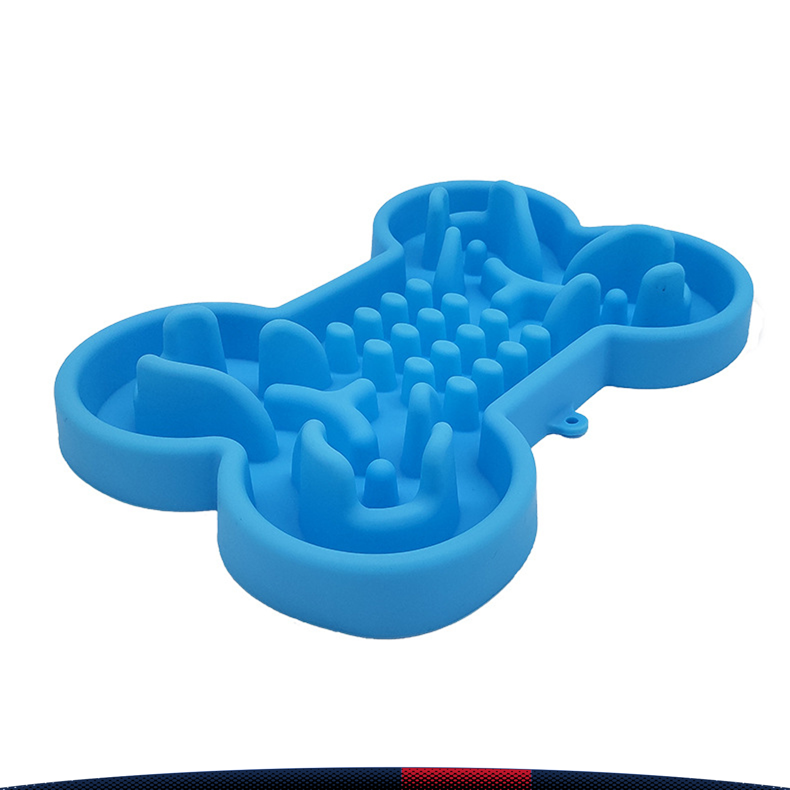 Bone Shape Slow Feeder Pet Bowl 2