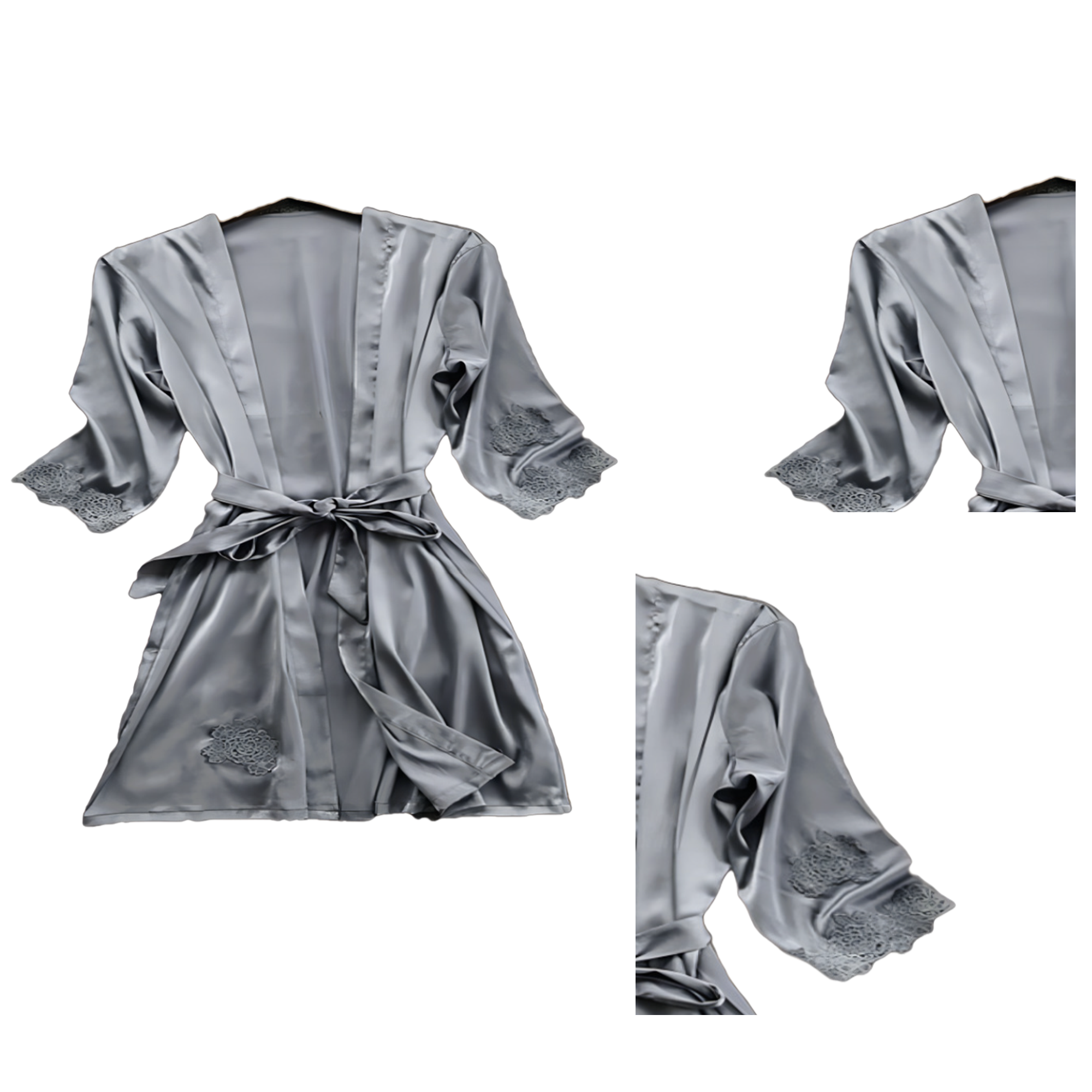 MOQ 10 PCS Stylish Silk Pajamas 2