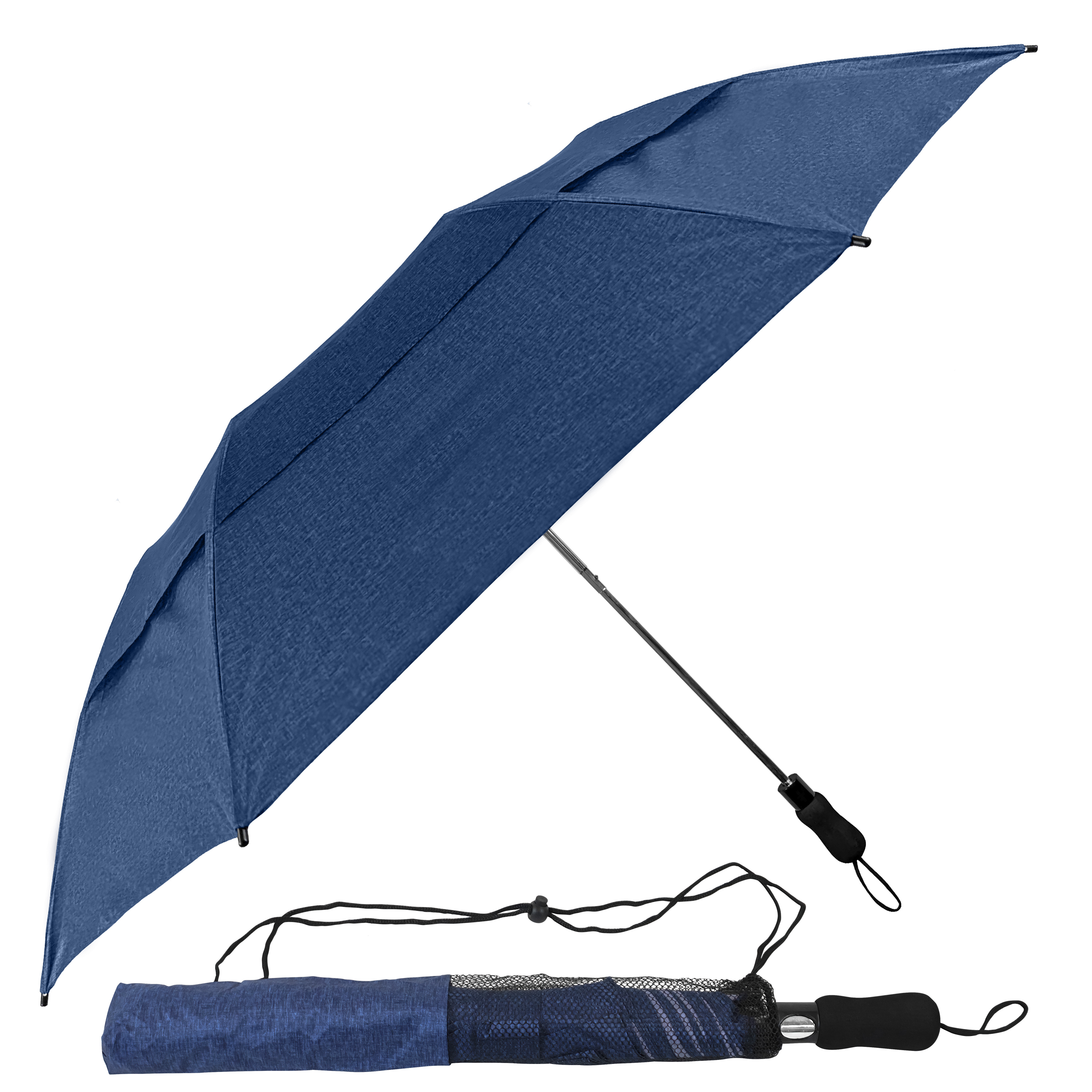 The Vented Heather Little Giant Folding Golf Umbrella 3