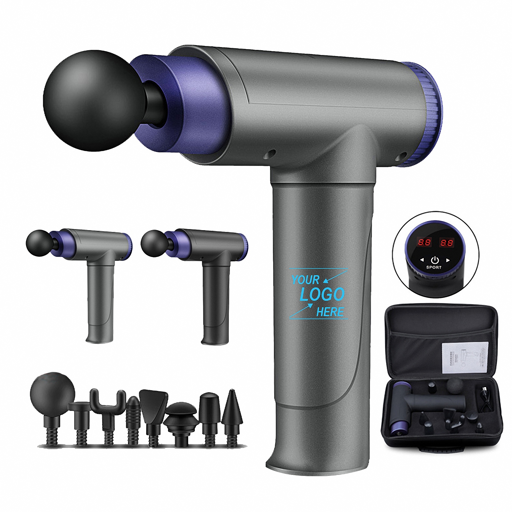 32-Speed Electric Muscle Massager Gun for Deep Tissue Therapy 1