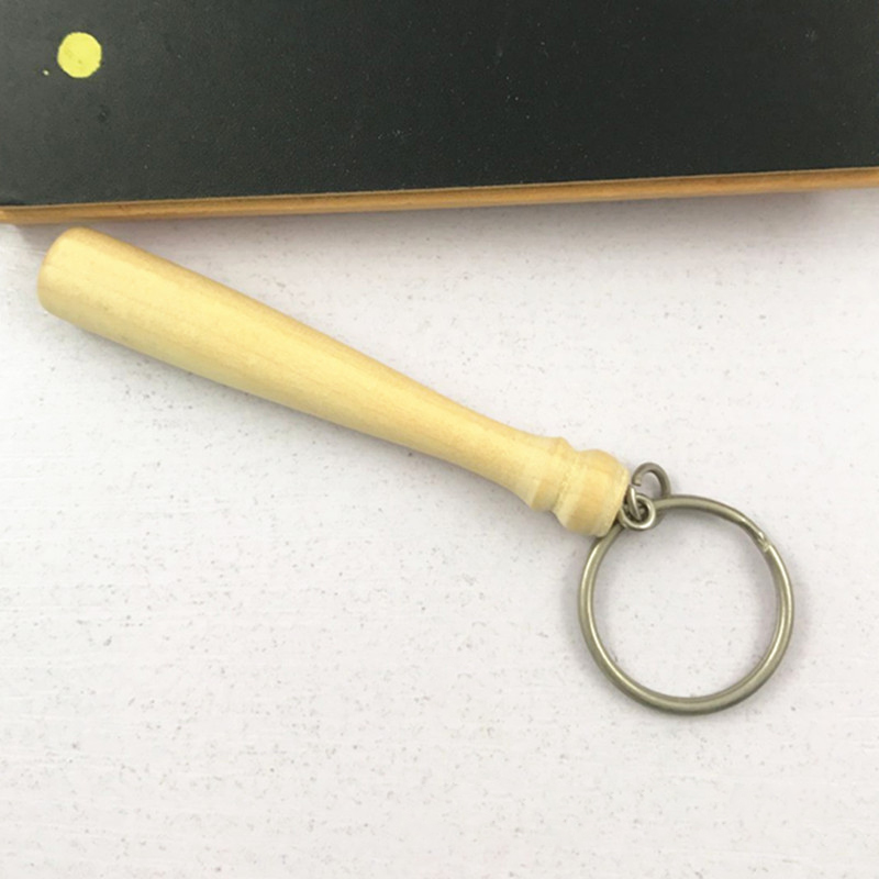Baseball Bat Wooden Key Pendant 6