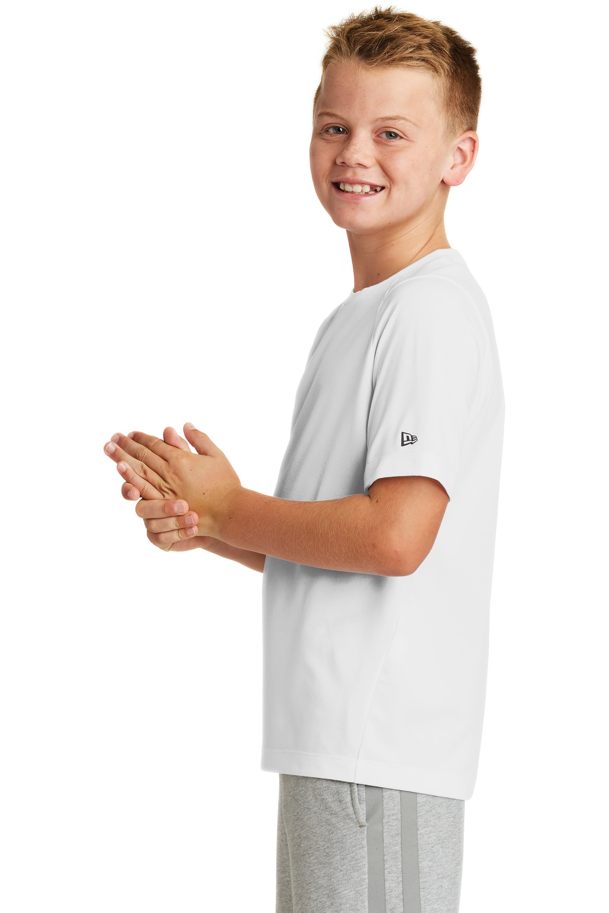 New Era Youth Series Performance Crew Tee. YNEA200 3