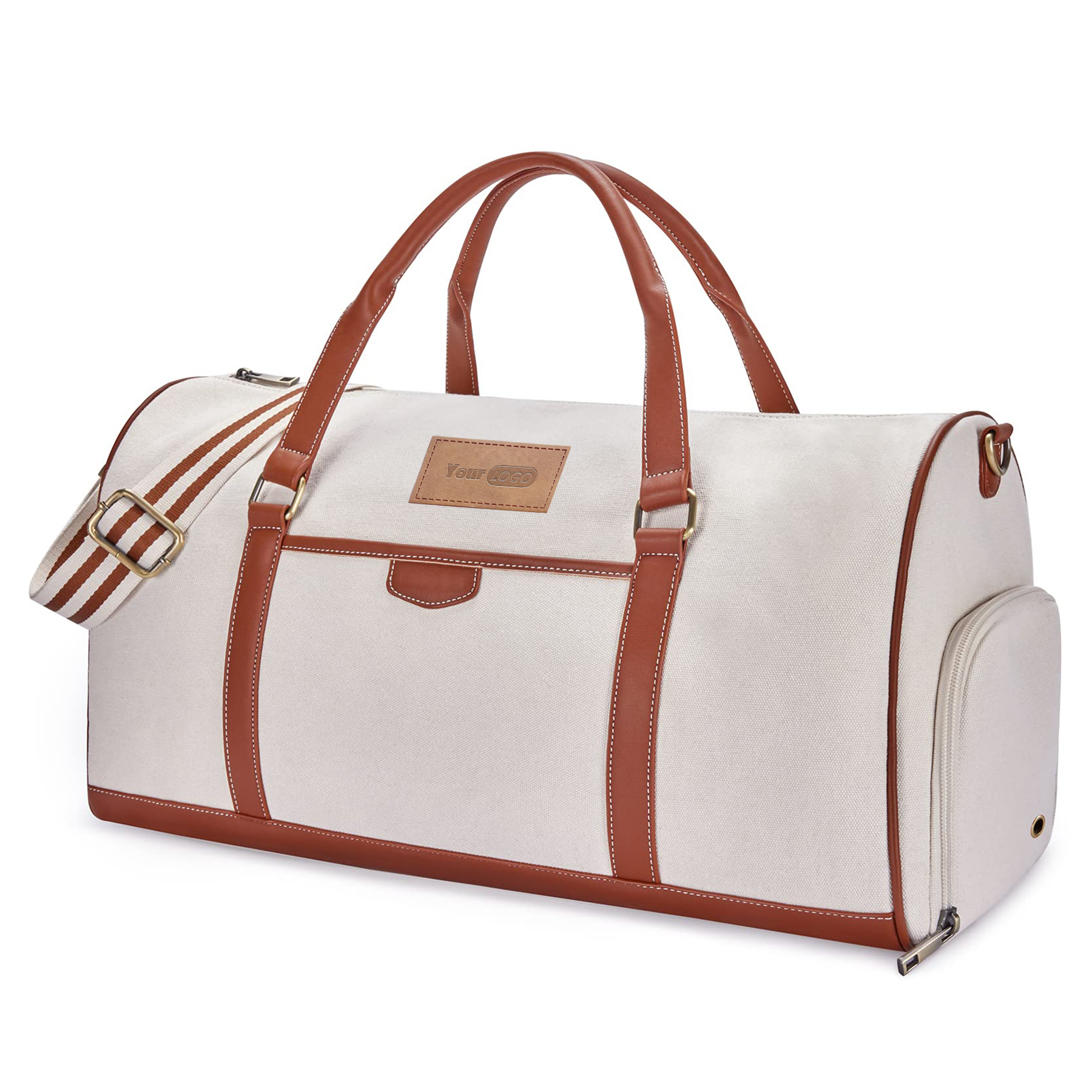 Canvas Sport Duffle Overnight Bag 2