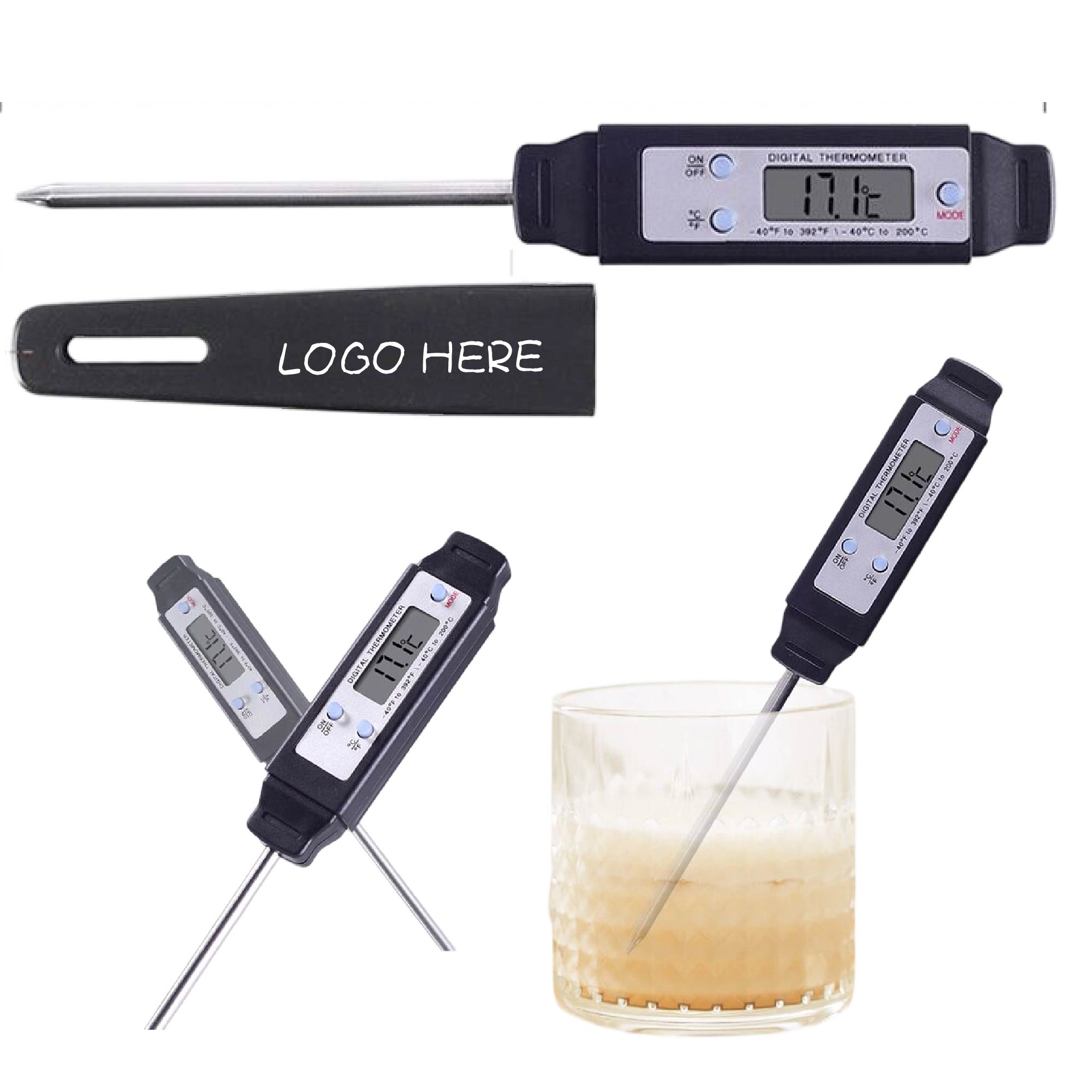 Digital Kitchen Thermometer with Probe 2