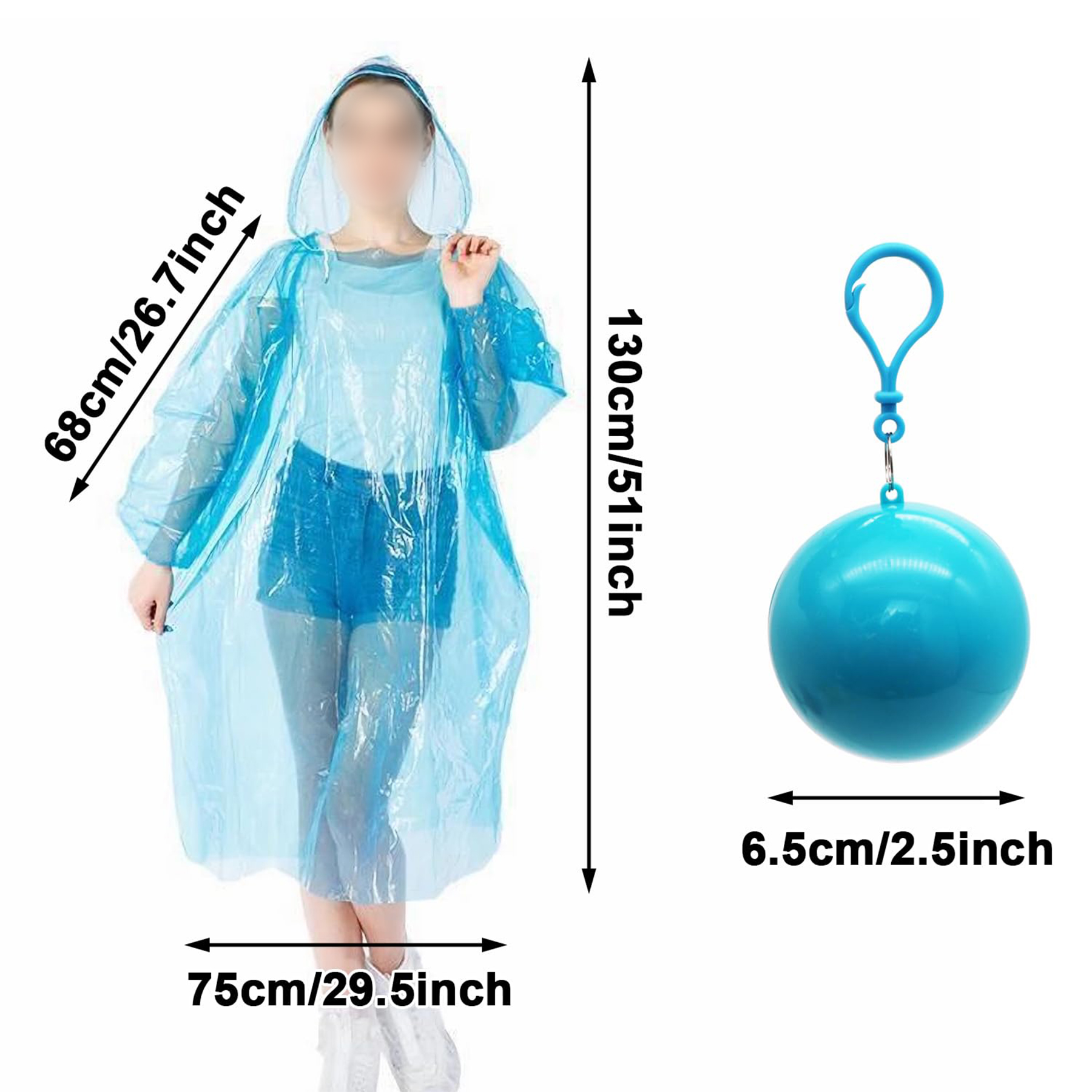 Portable Disposable Emergency Raincoat 2