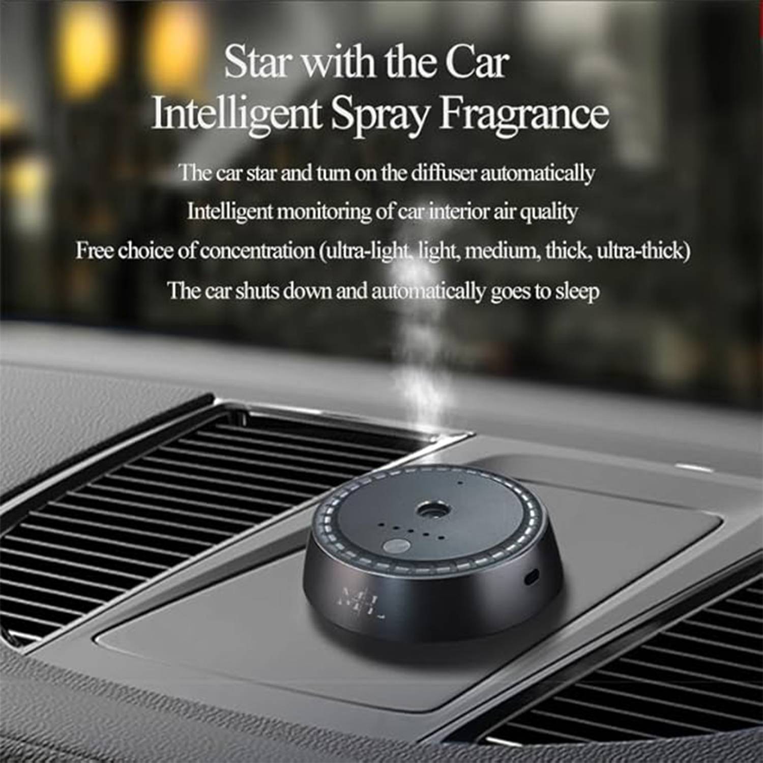 Luxury Mini Rechargeable Car Air Freshener Diffuser 4