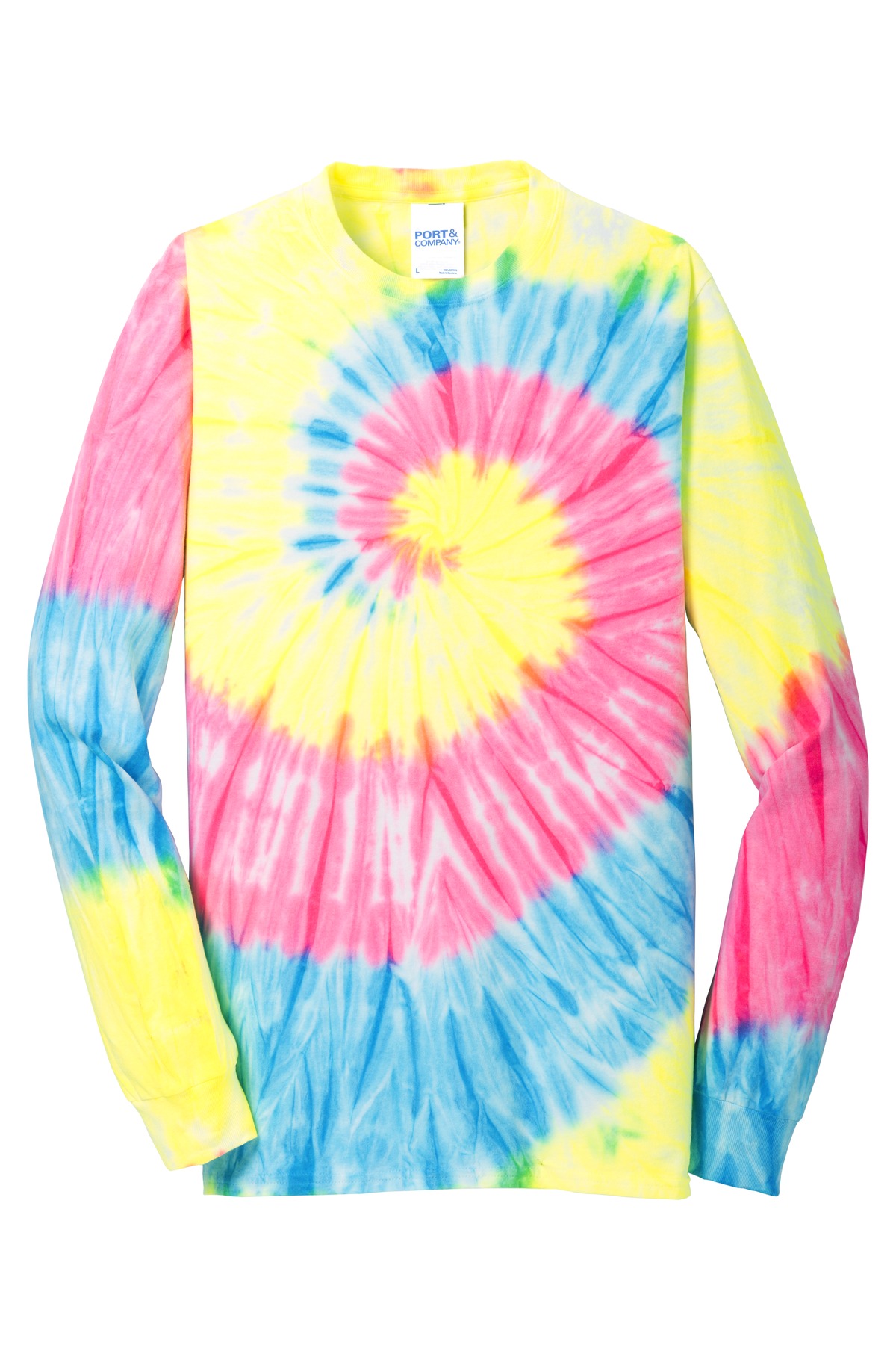 Port & Co Tie-Dye Long Sleeve Tee. PC147LS 29