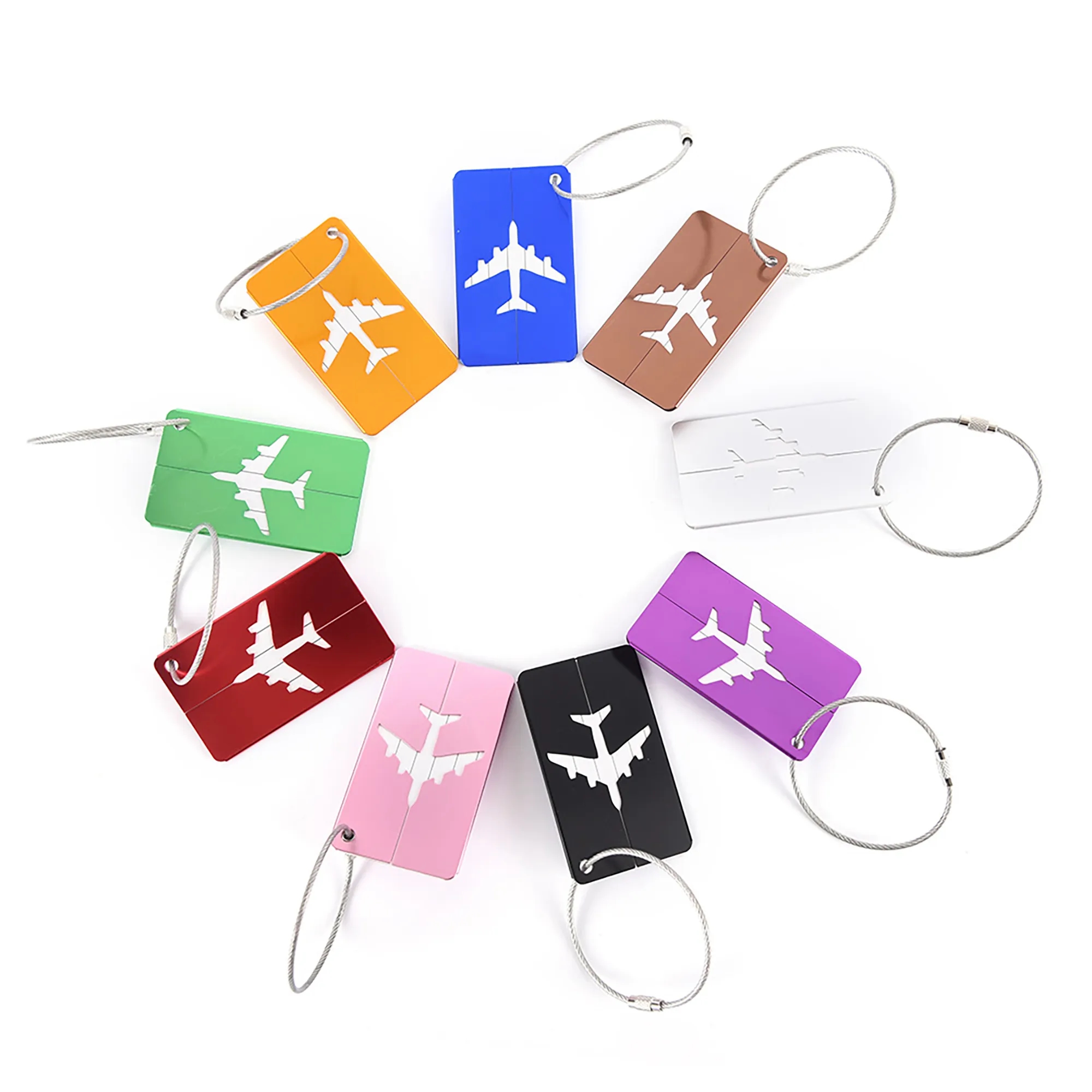 Custom Aluminum Luggage Tag Moq 50pcs 6
