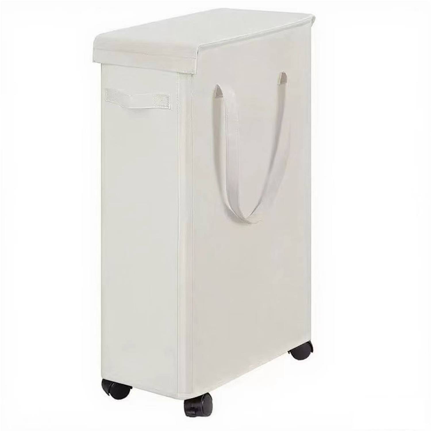 Foldable Oxford Laundry Basket w/ Wheels 8