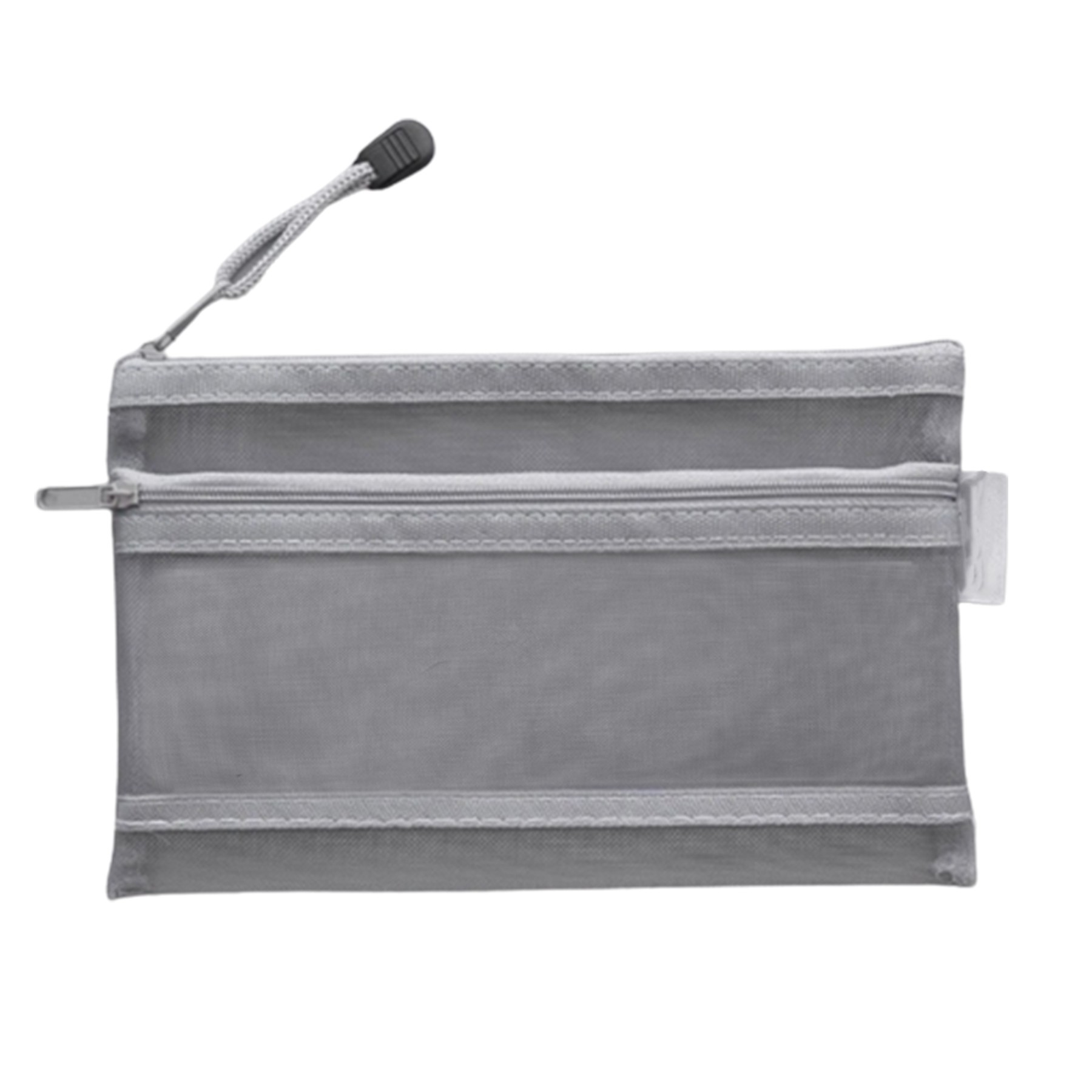 Zipper Opening Mesh Pencil Pouch 1