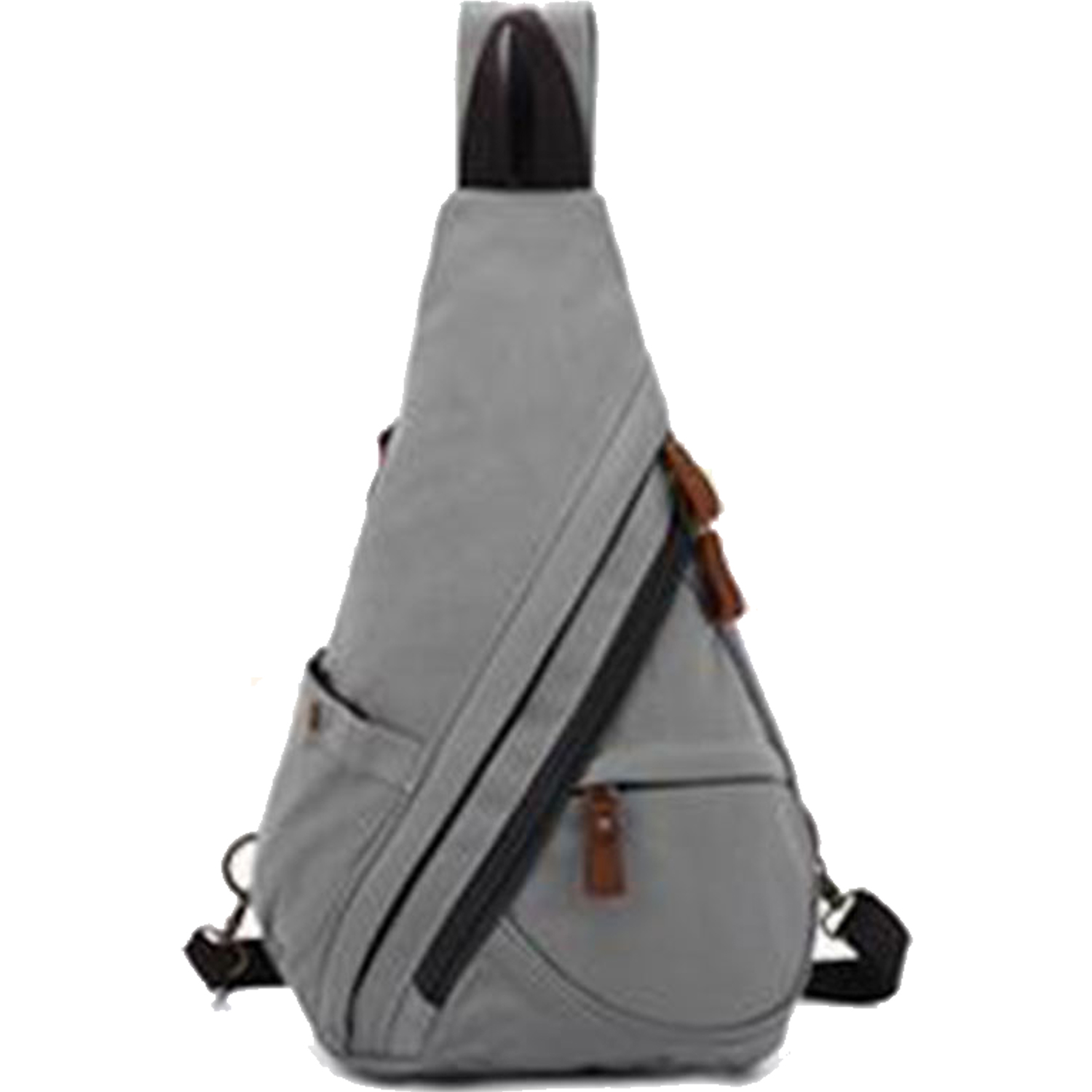 Canvas Small Crossbody Backpack Casual Daypack for Men Women 9