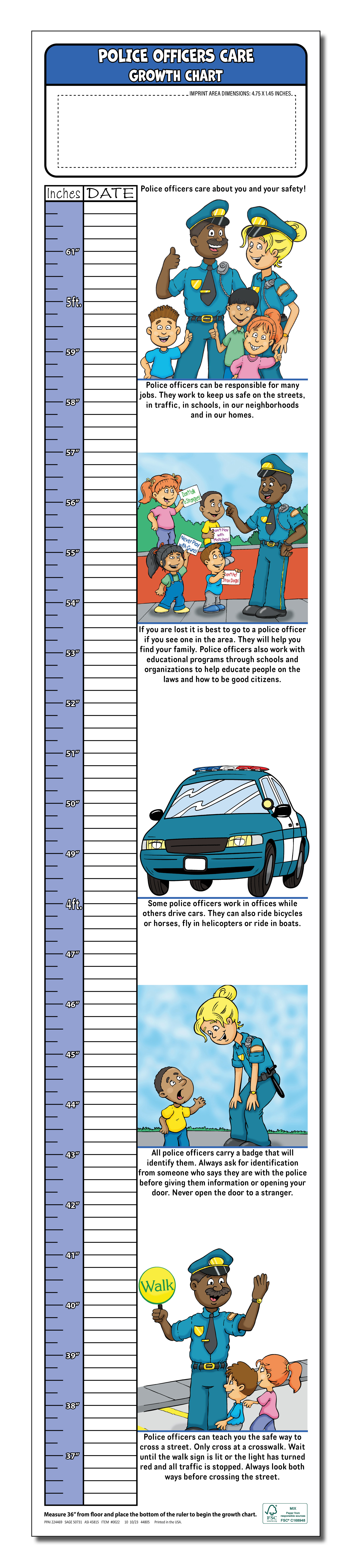 GROWTH CHART - Police Officers Care Growth Chart 4