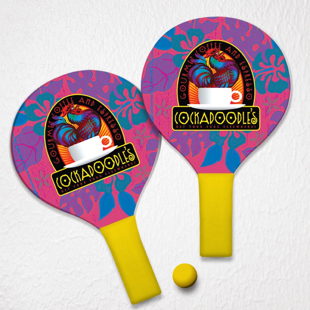 Beach Pong Ball & Paddle