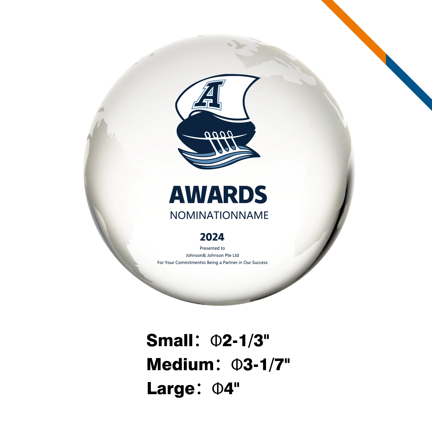 Fepor Crystal Sphere Award 5