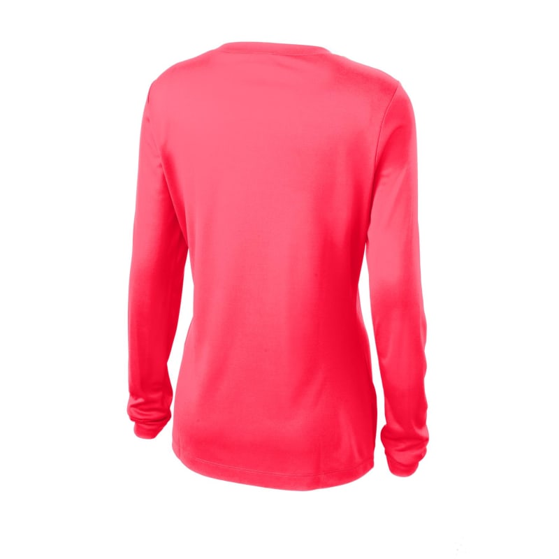 Sport-Tek Women's Long Sleeve PosiCharge Competitor V-Neck Tee. 38