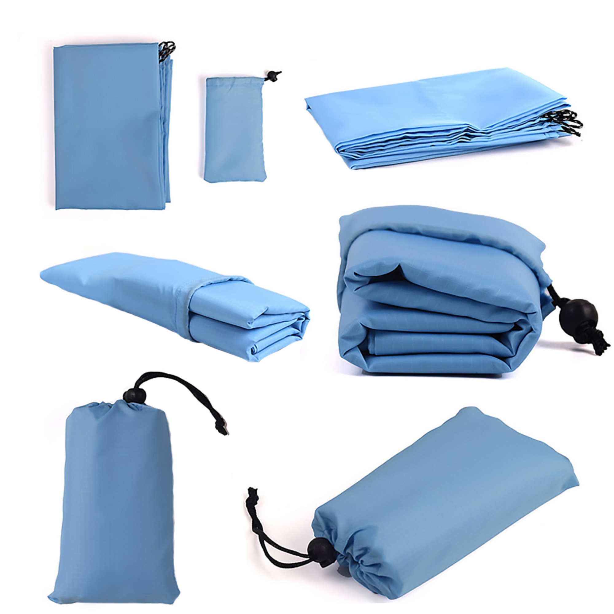 Polyester Picnic Blanket w/Drawstring Bag 4