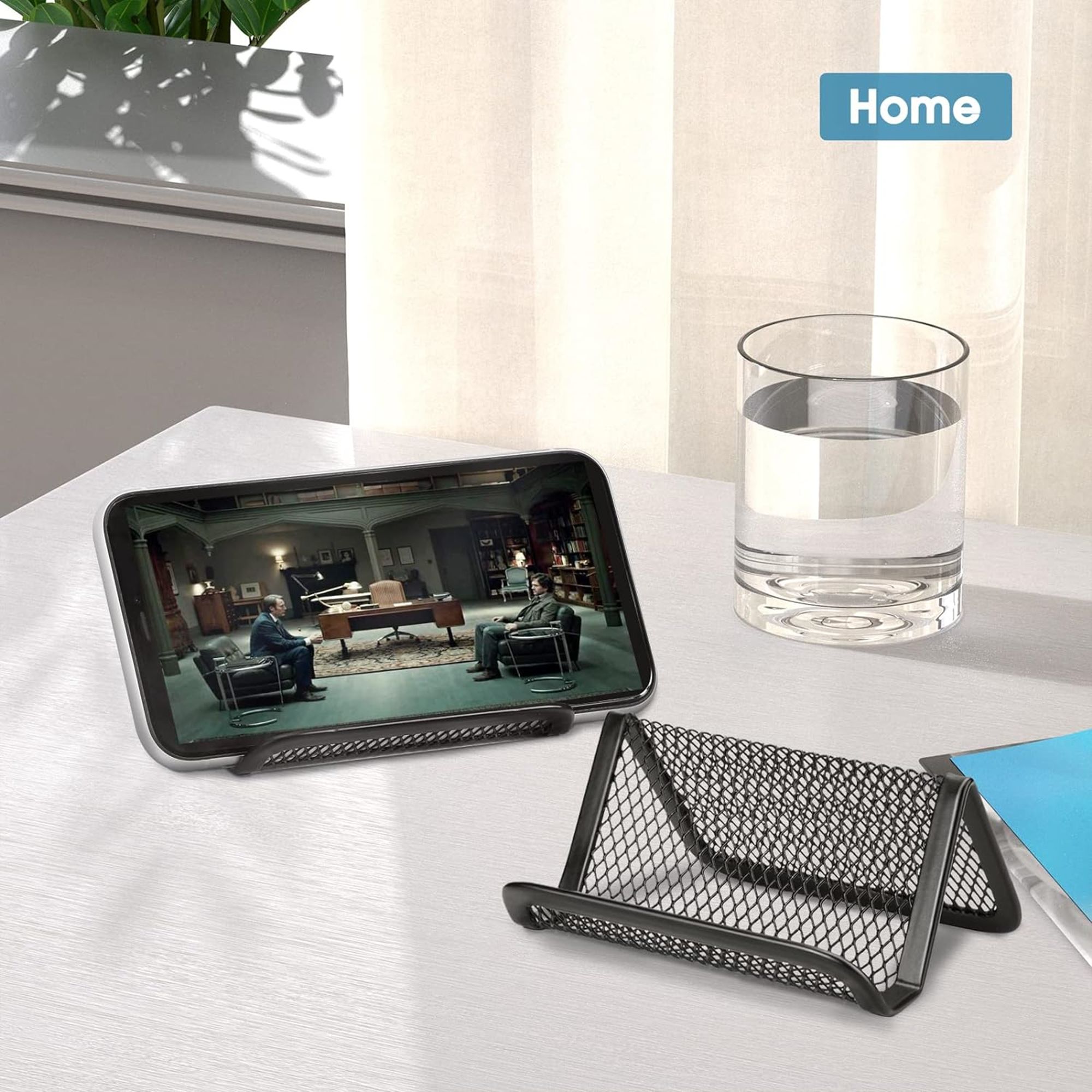 Mesh Business Card Holder For Desk 3