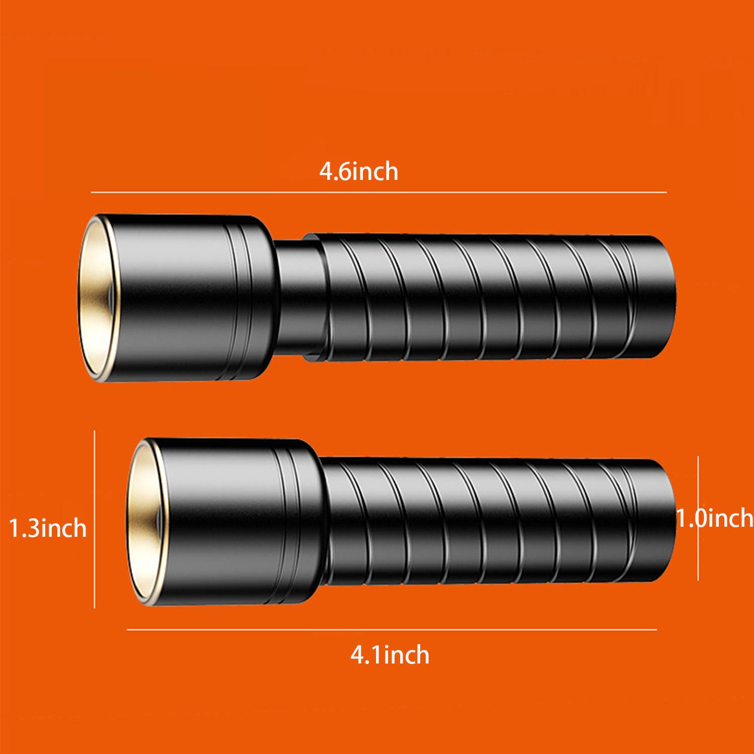 3-Mode Rechargeable Laser Flashlight – Portable for Outdoors 3