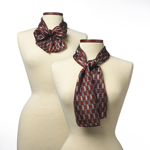 Marquette Career Collection Silk Scarf - 8"x45" 2
