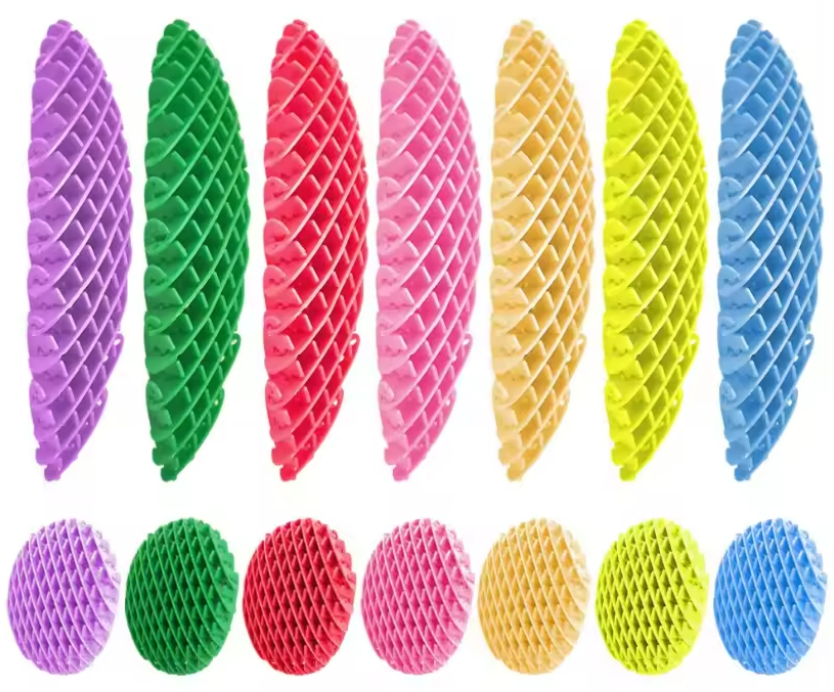 Children's Stress Relief Fidget worm Elastic net Toys 1
