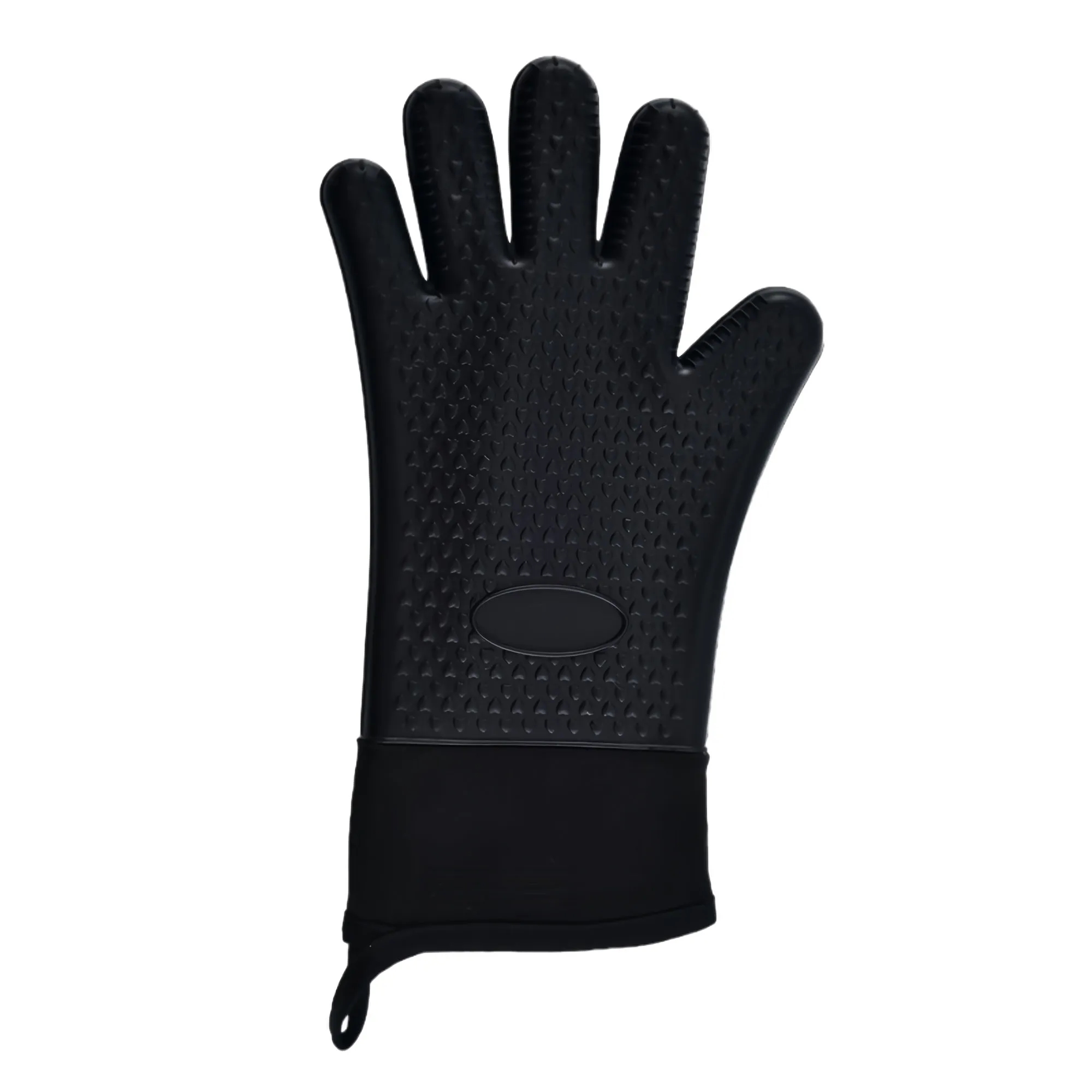 Flexible Five Finger Heat Resistant Silicone Oven Mitts 6