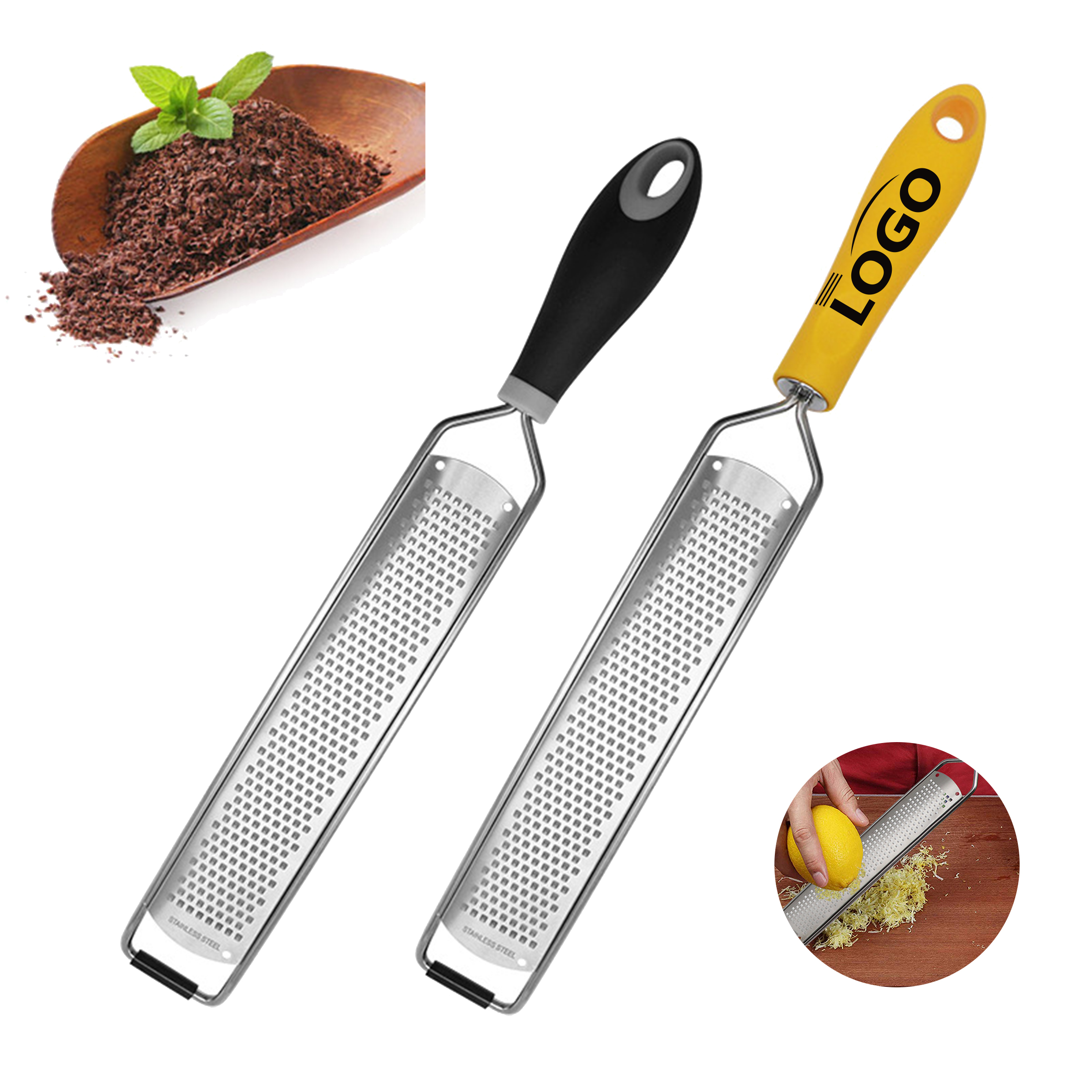 Kitchen Cheese Grater ?C Rust-Resistant Stainless Steel 8