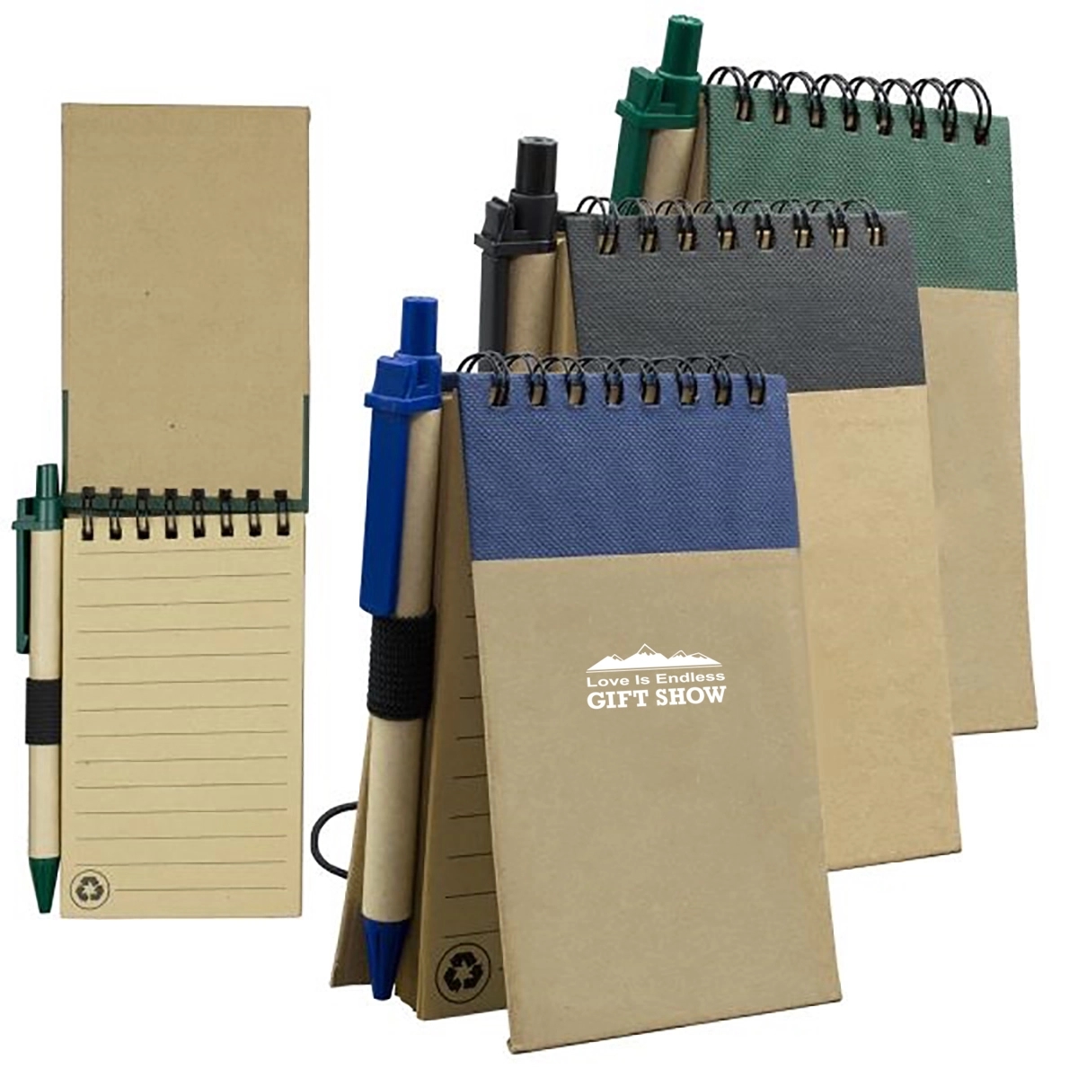 Recycled Jotter Notepad With Paper Pen 1