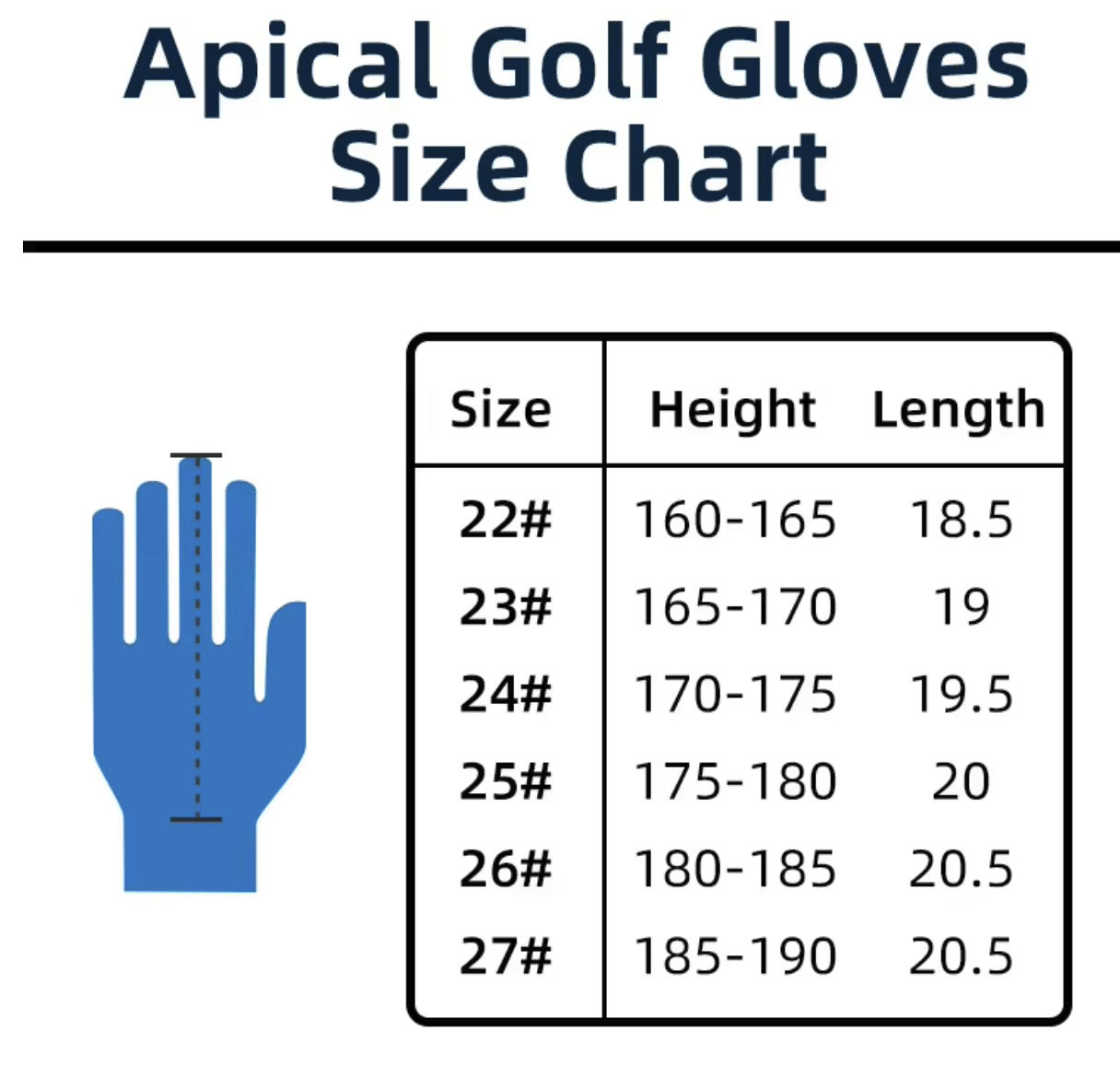 Leather Golf Glove 1pc 2